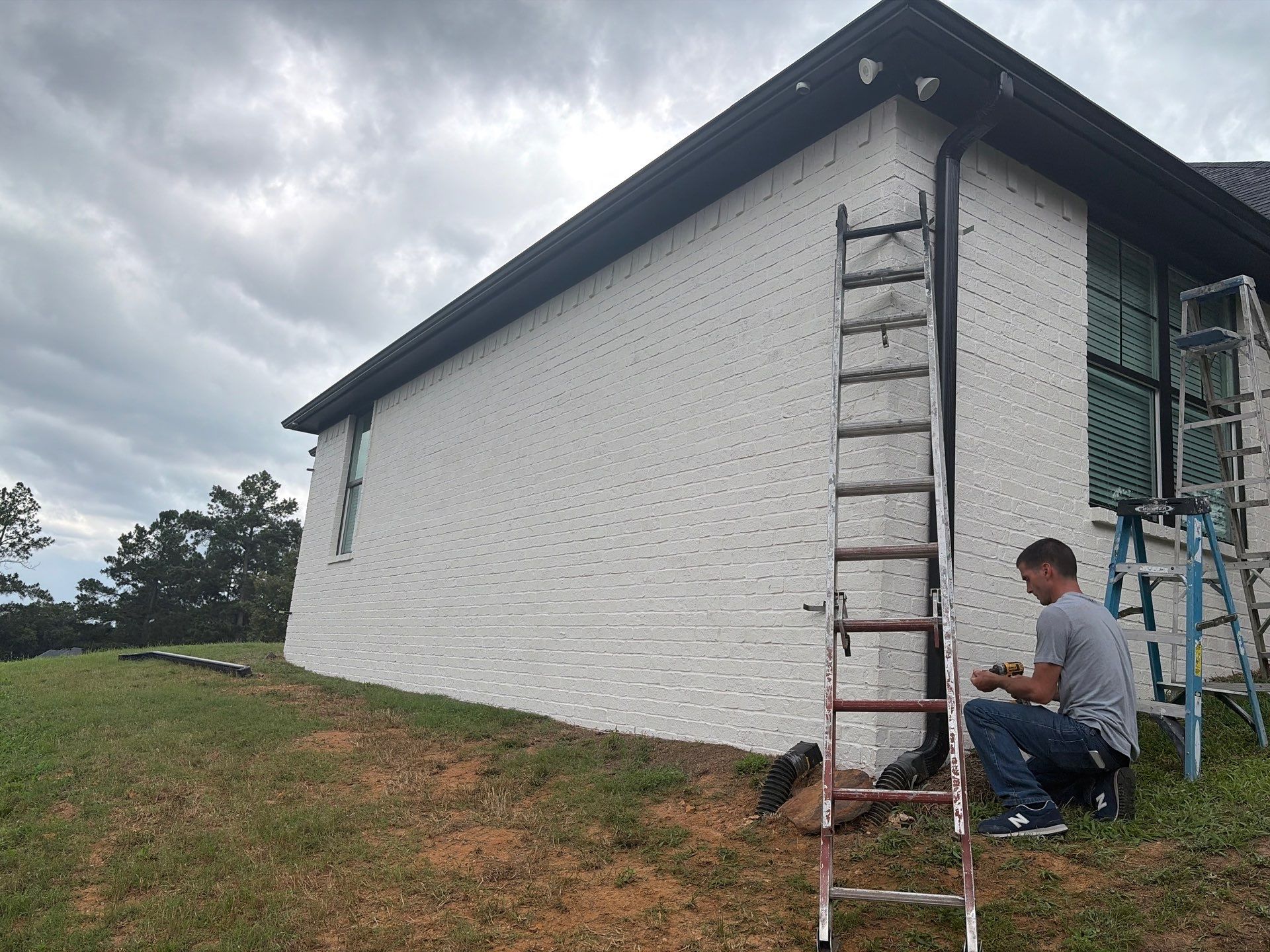 Bright Brick Repaint in Tyler, TX by Quality Coats Painting