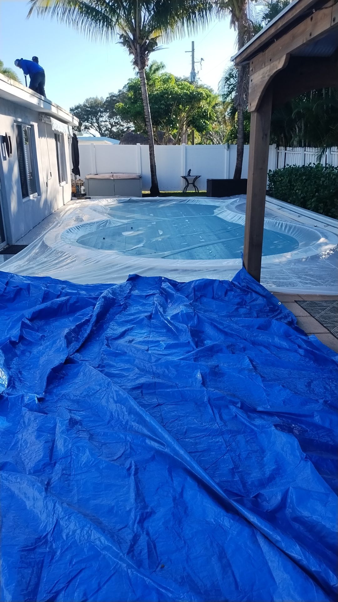 Residential Roofing Installation using 1" Nail strip metal roof by BLUES BROTHERS CONSTRUCTION CORP