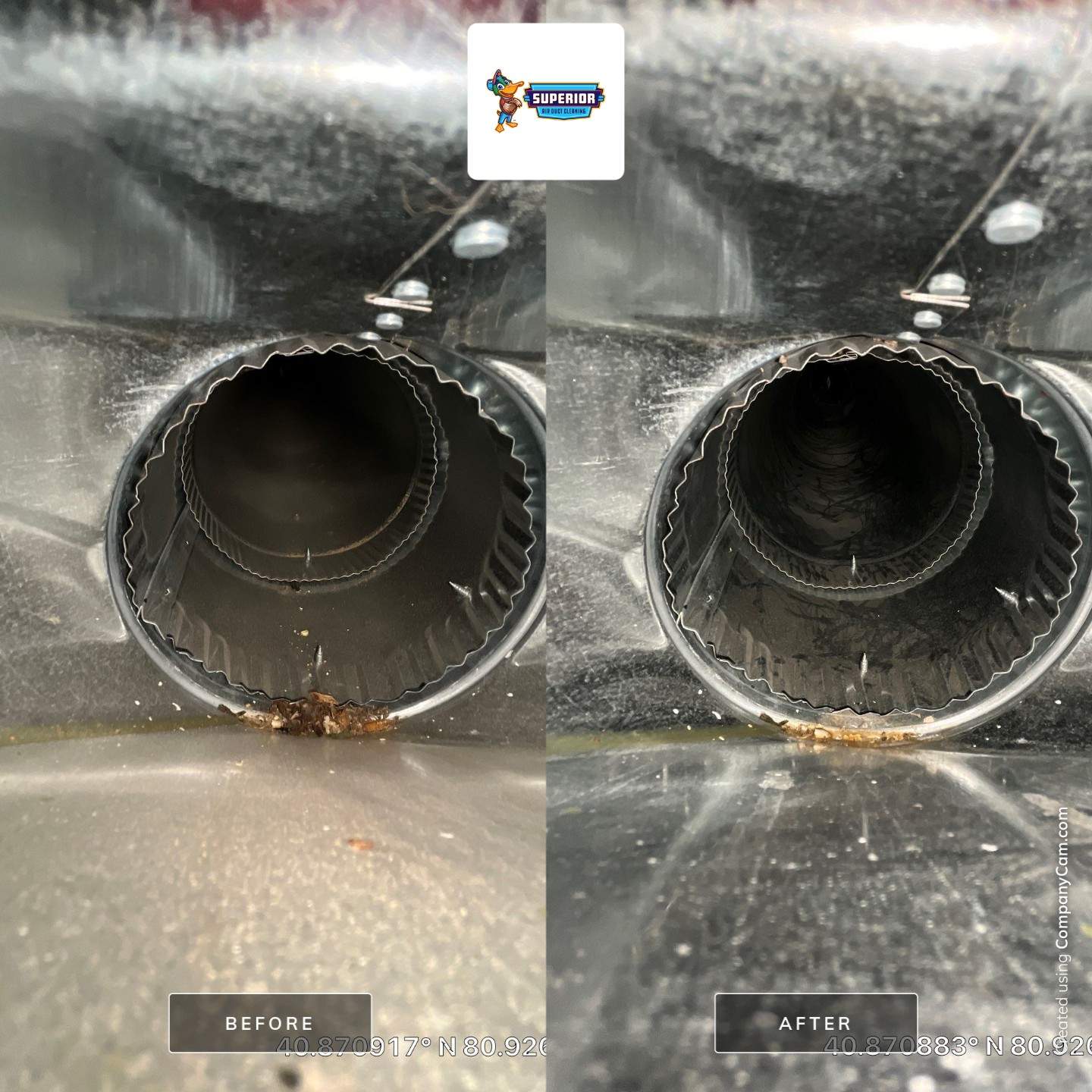Air Duct Cleaning With a Vacuum Truck in Salem, OH by Superior Air Duct Cleaning