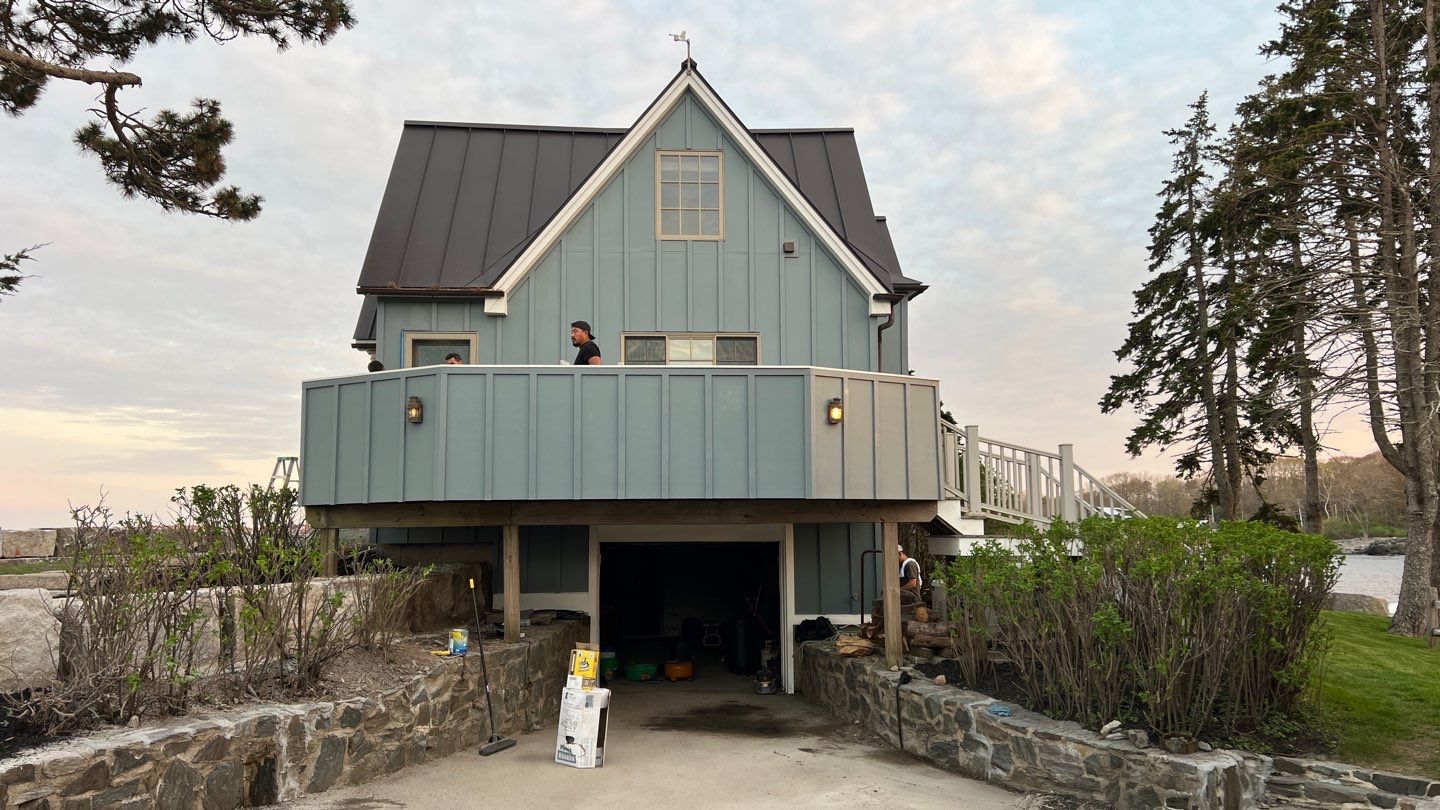 Board & Batten Siding in Cape Elizabeth, ME by CML Roofing and General Contracting