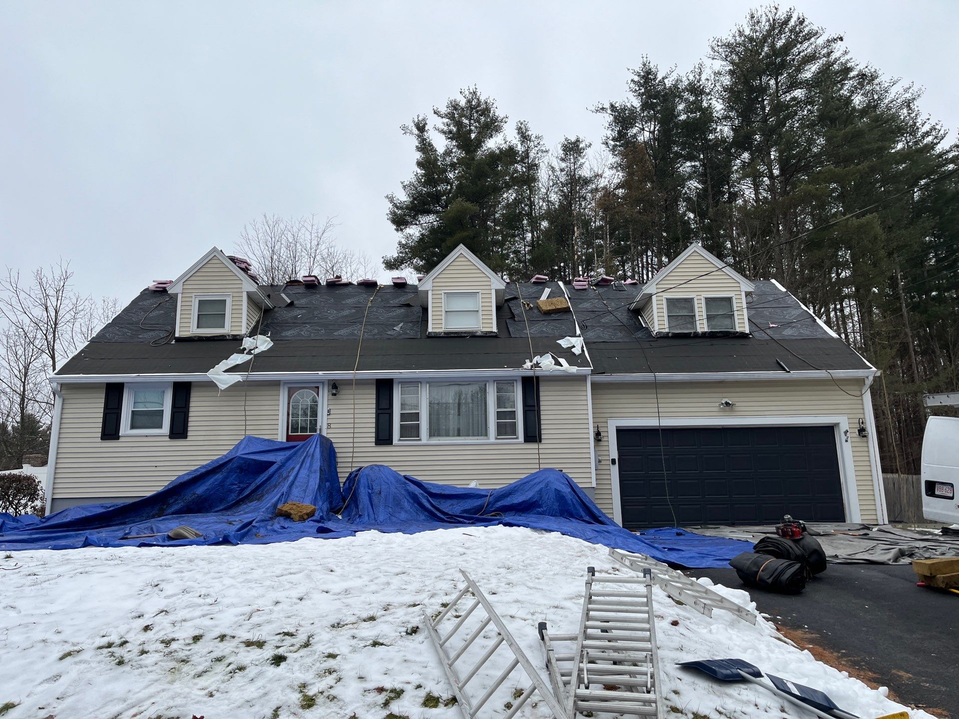 New Roof in Exeter New Hampshire by Tall pine roofing