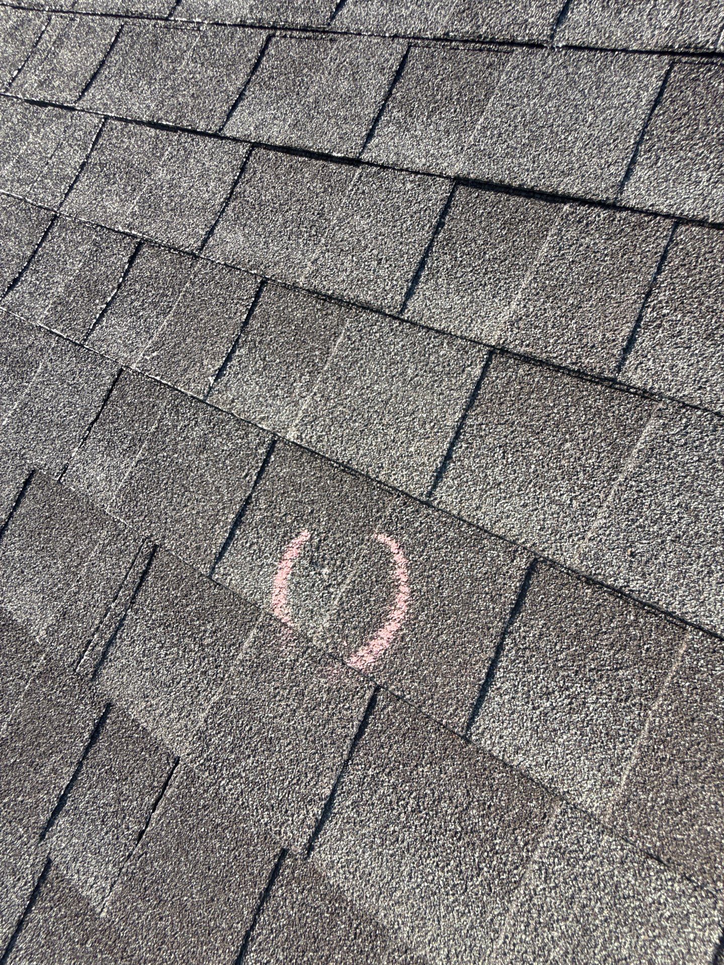 Hail Damage Roof Inspection in Oklahoma City, OK by McCann's Roofing and Construction