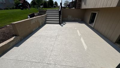 Stamped Concrete Resurface - Lee's Summit, MO