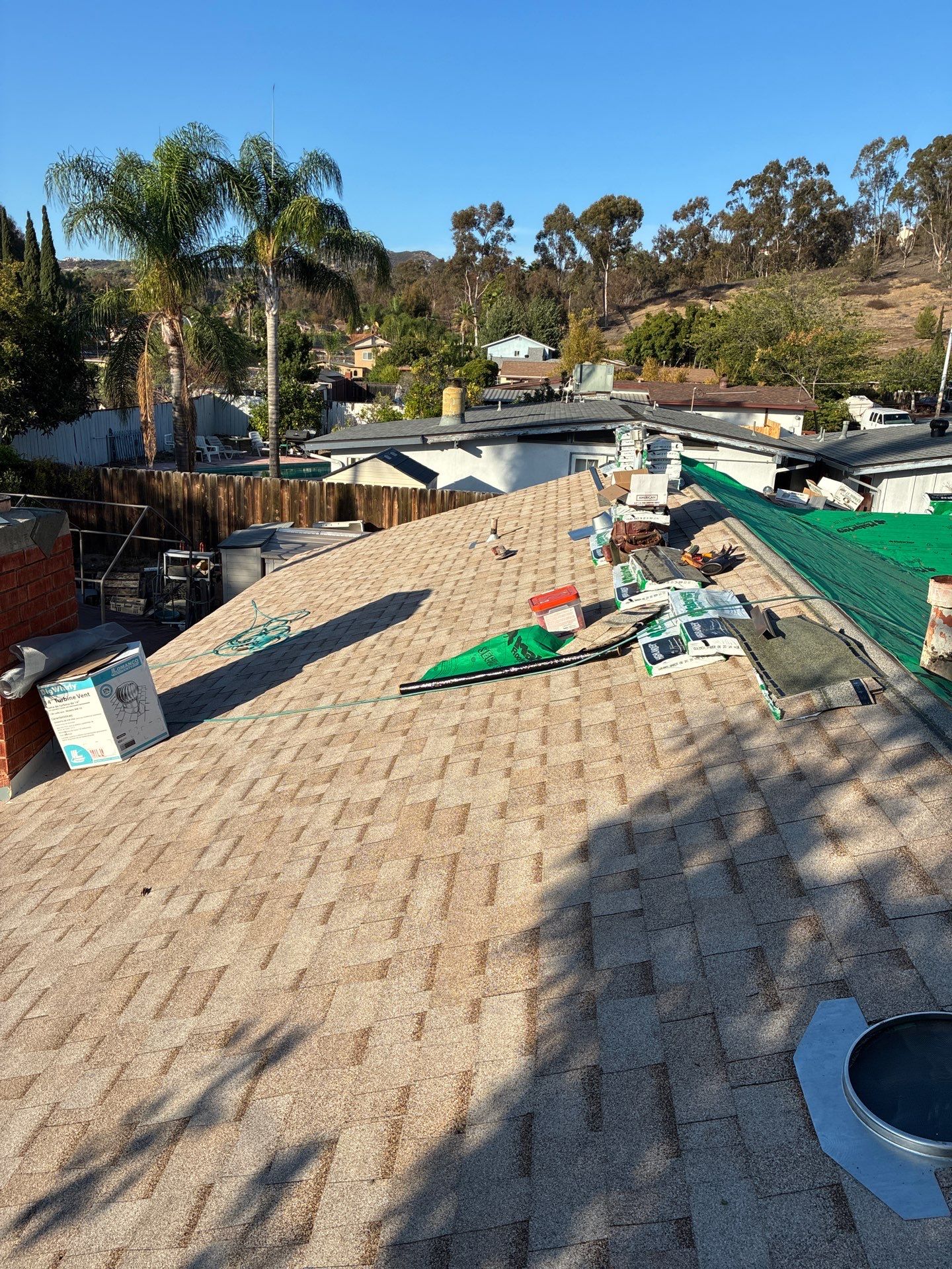 Comprehensive Roof Replacement and Wood Repair for Poway Residence by Reliable Roofing San Diego Inc.