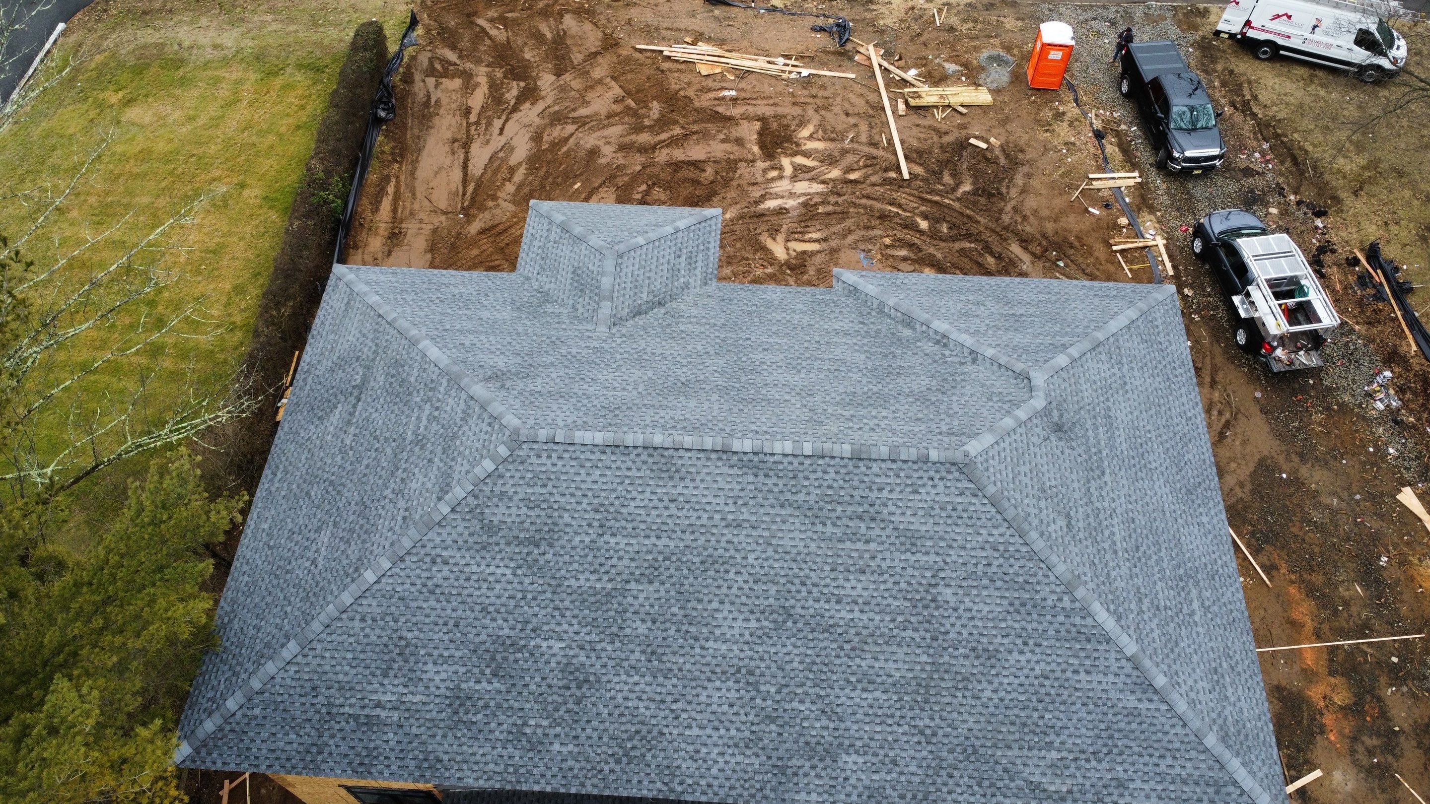 New Roof Installation using GAF Timberline color Pewter Gray by CMNG LLC
