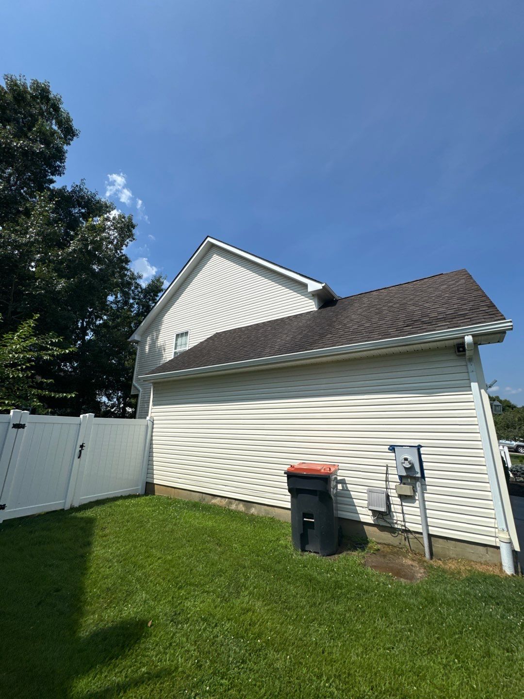 Residential Cleaning using House SoftWash by SJ Exterior