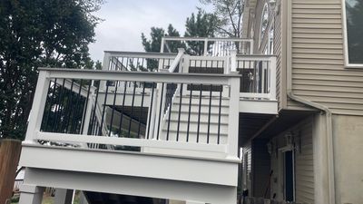 Waterfront deck In Keyport