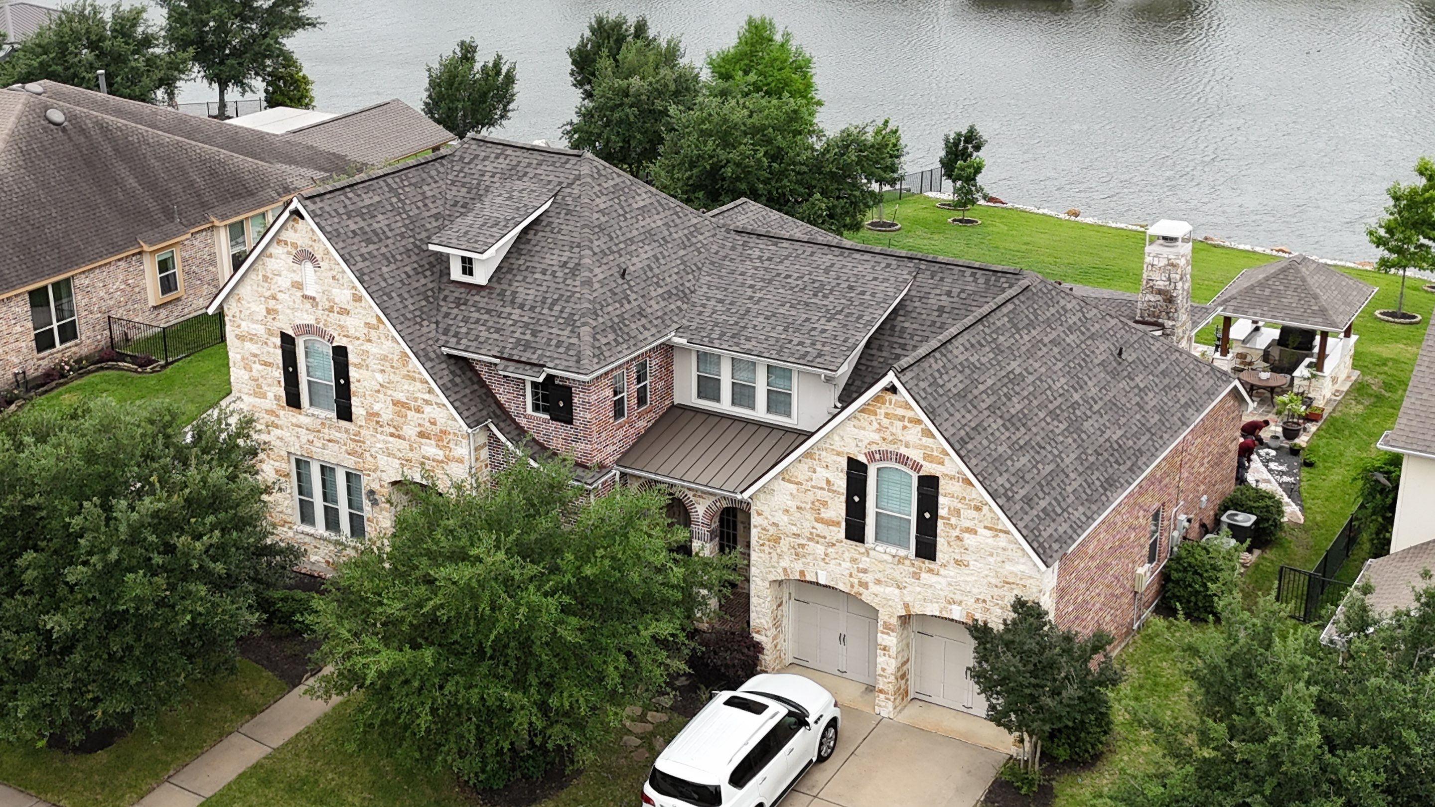 Residential Roofing Installation using IKO Dynasty by Core Four Roofing