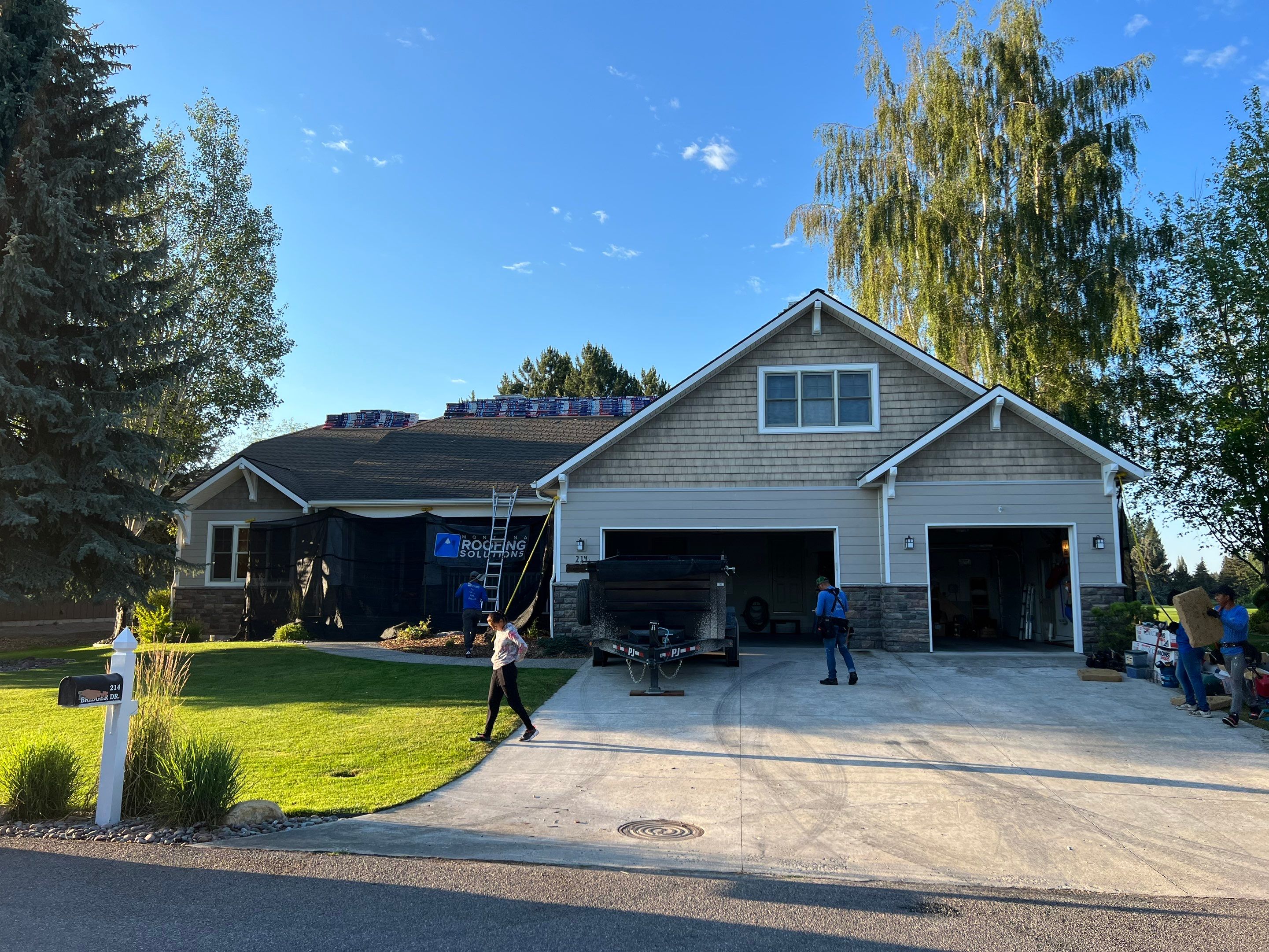 GAF Timberline HDZ - Mission Brown by Montana Roofing Solutions