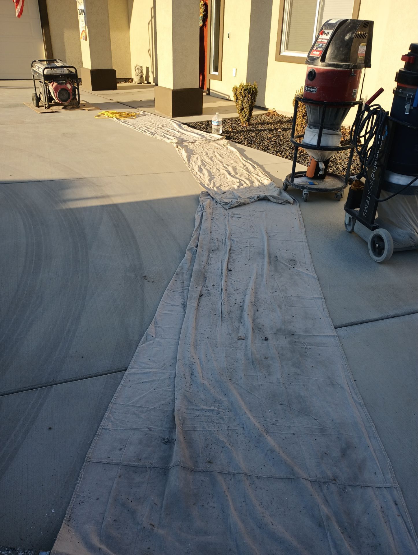 Patio Transformation using Driftwood by Croc Coatings, LLC