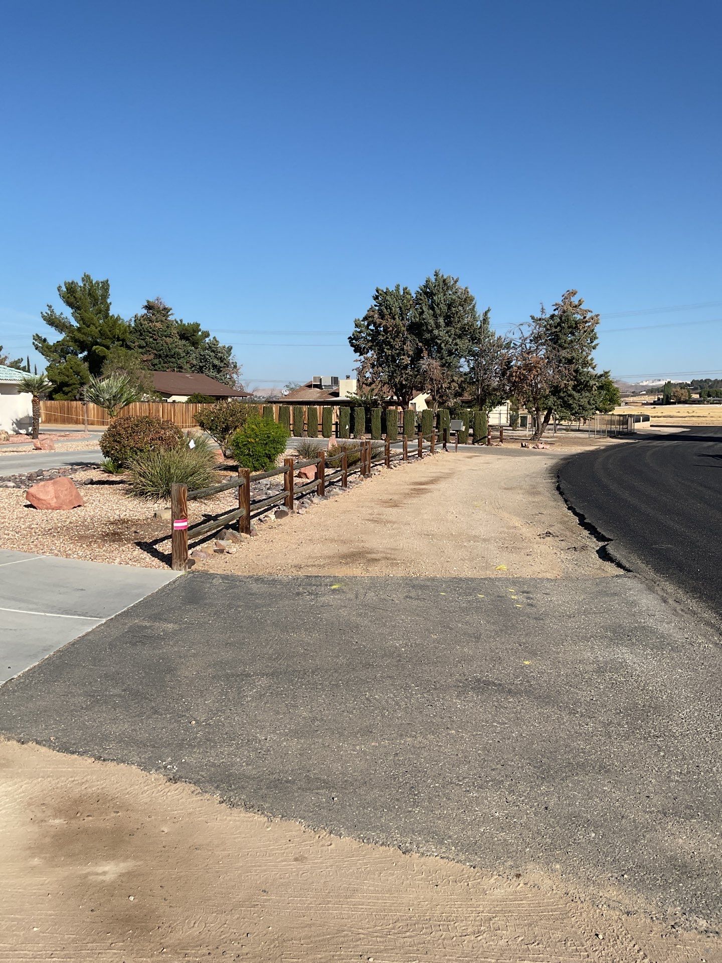 Fence Installation using Ranch Style Vinyl by Fence Guys Inc. 