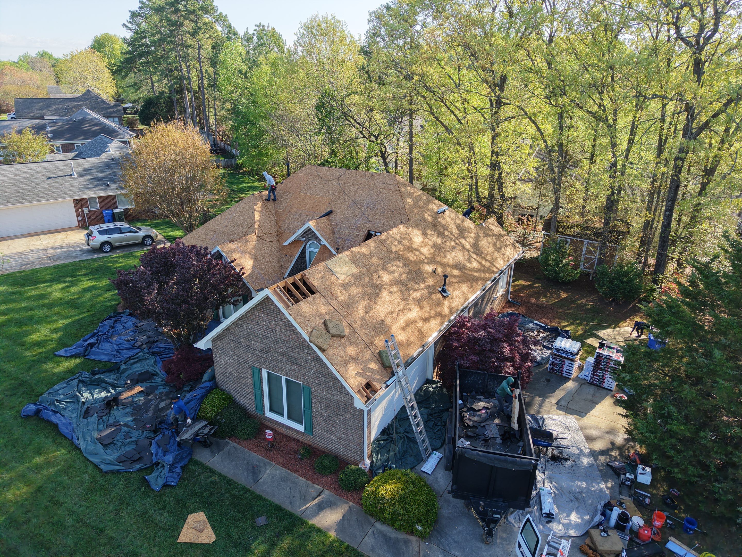 Residential Roofing Installation using TAMKO TITAN XT Rustic Black by RISE Roofing & Restoration, LLC