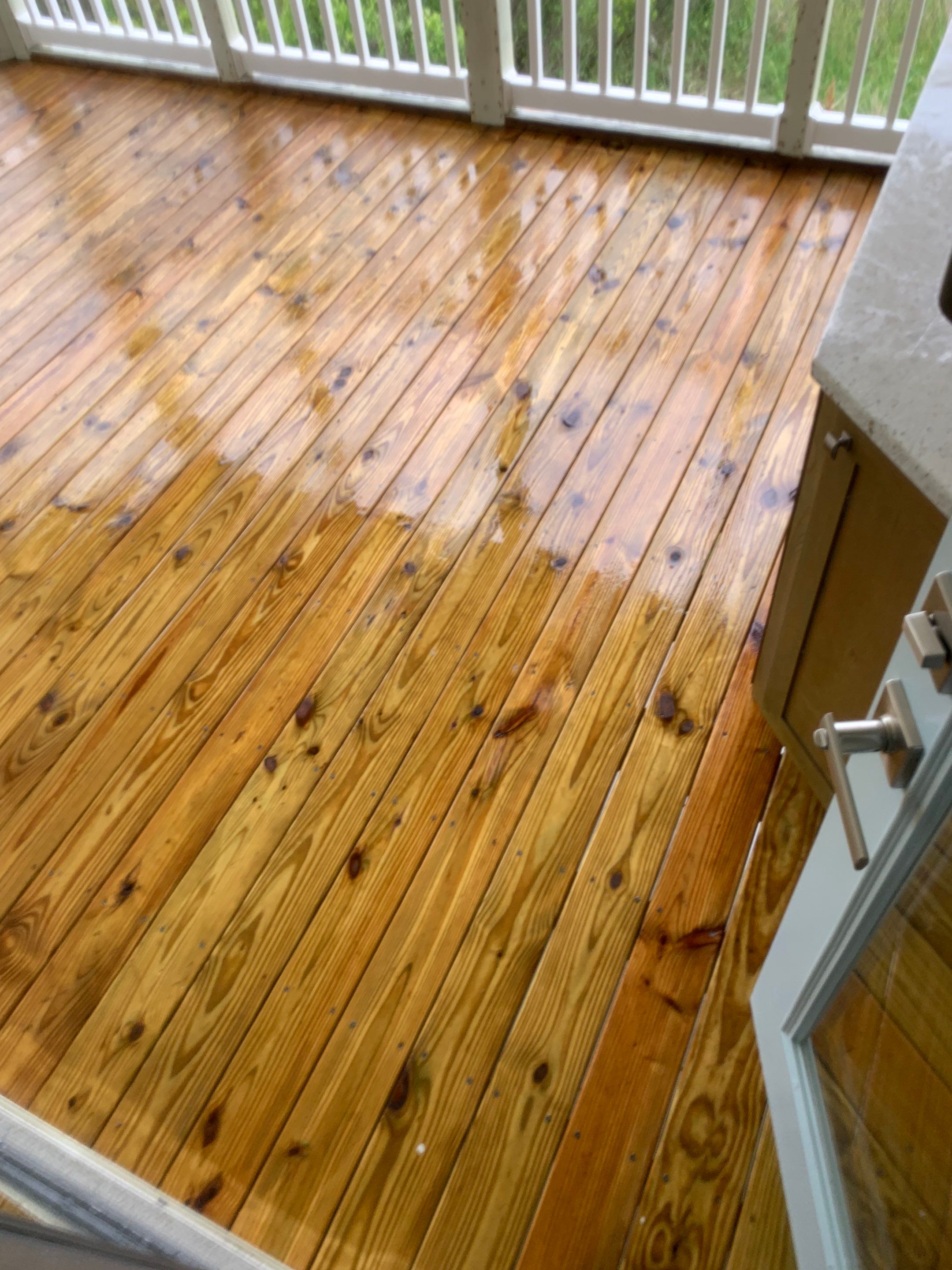 Dock, decks and carport using wood and concrete sealer by DuraSeal