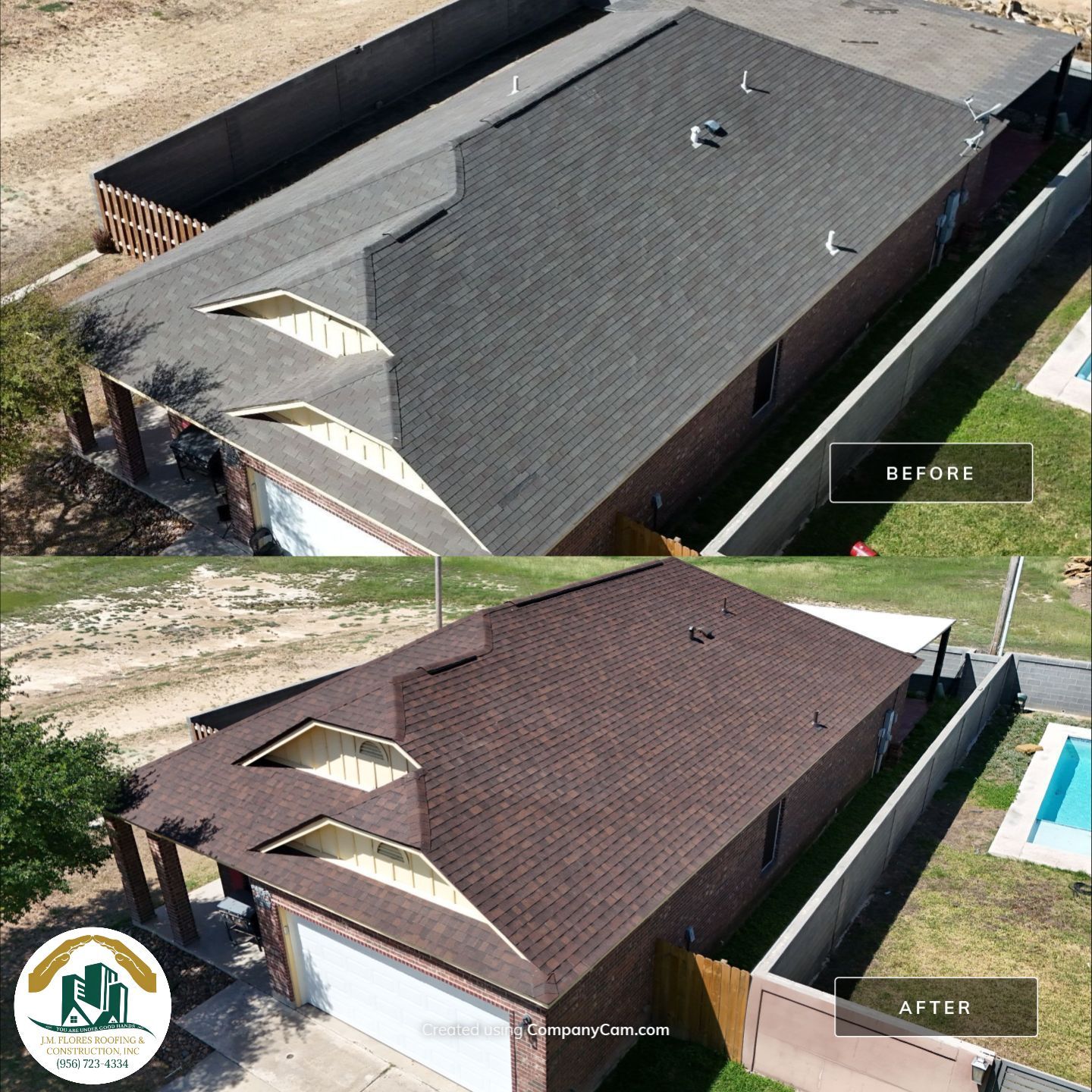 Residential Roofing Installation using Owens Corning - Oakridge by JM Flores Roofing & Construction, Inc