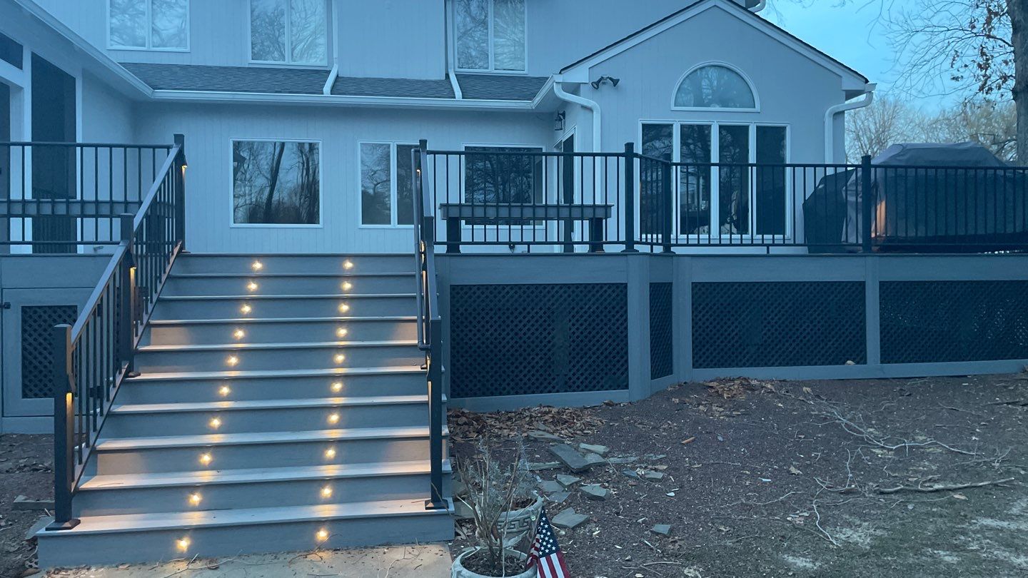New Deck with Porch In Marlboro by deck guardian