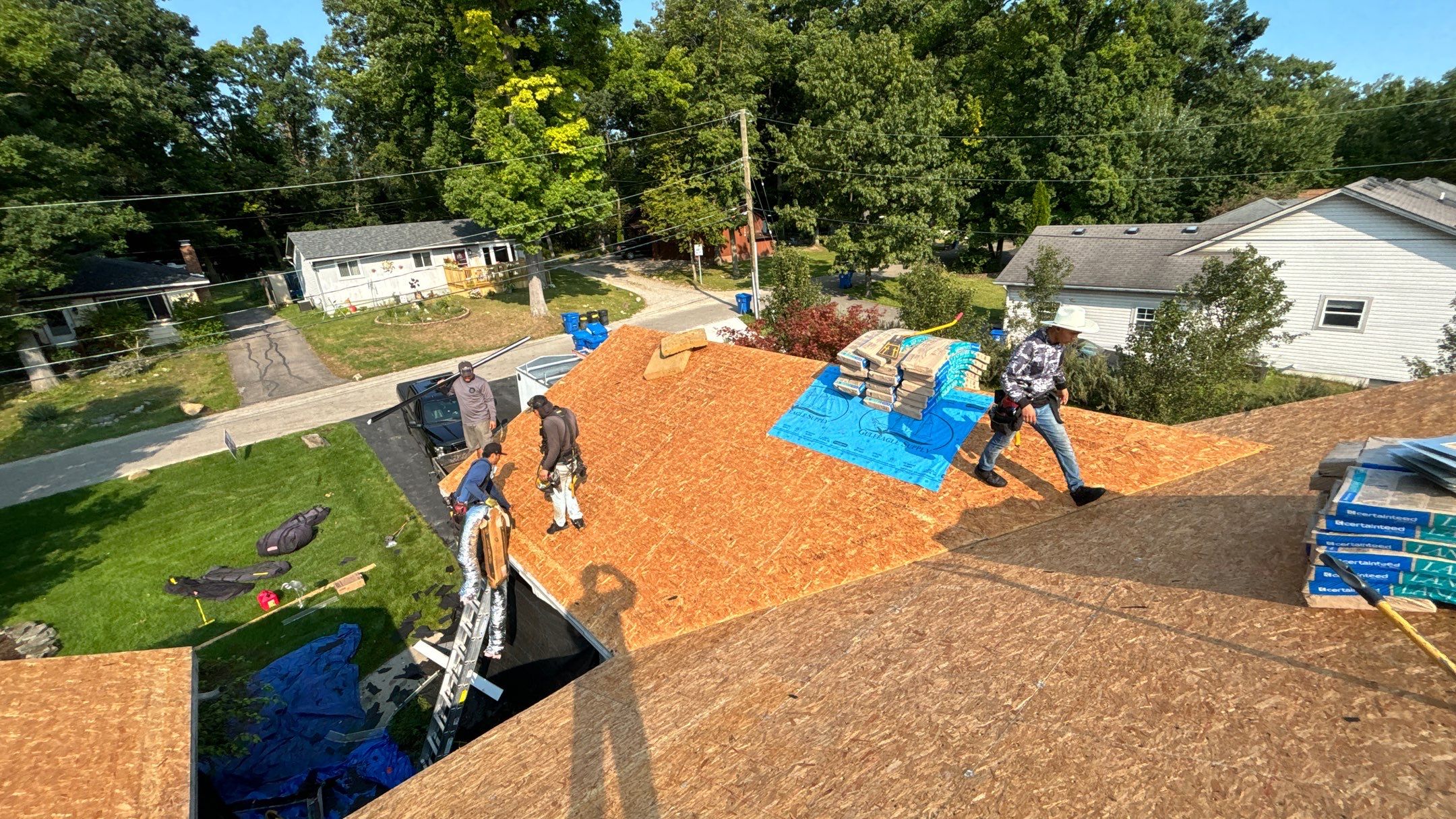 Roof Replacement using CertainTeed Landmark by 180 Contractors