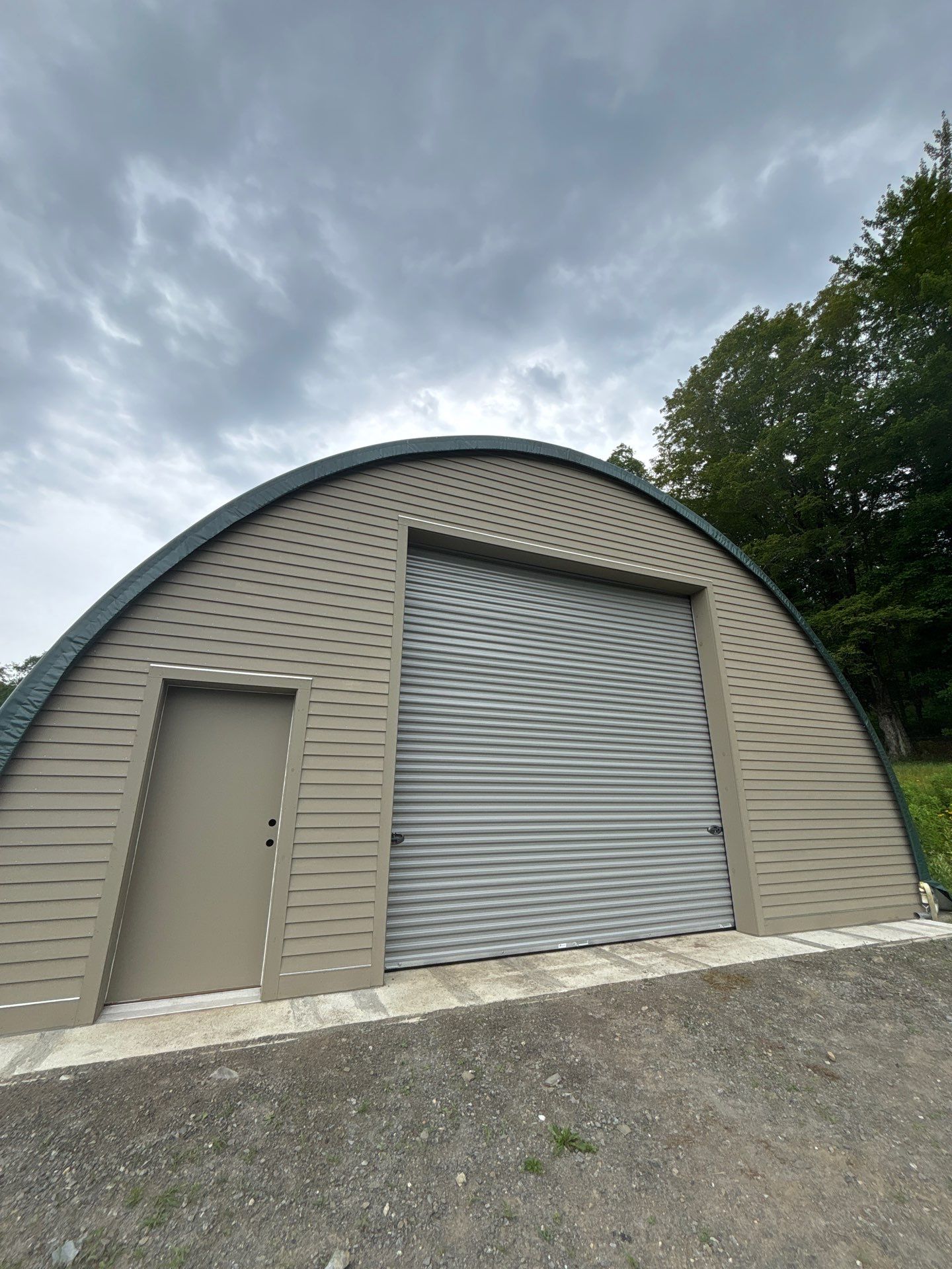 Door Installation using Tractrite Rollup Commercial Garage Door by Keene Door