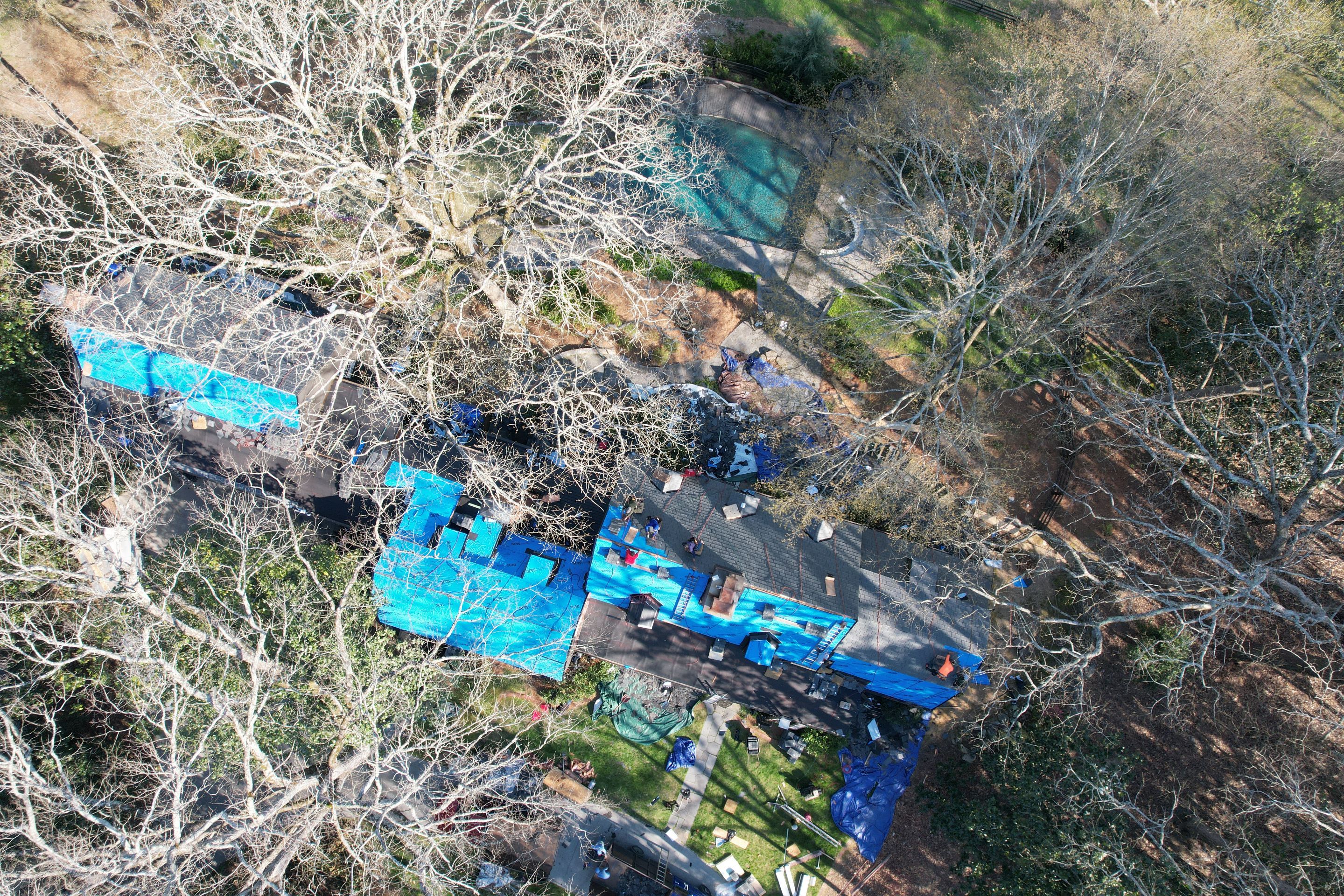 Residential Roofing Installation using Da Vinci Slate  by Inspector Roofing and Restoration