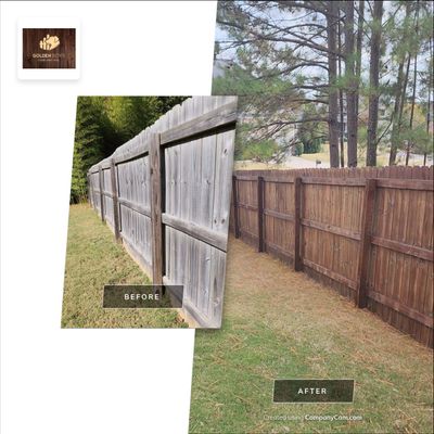 Fence Stained using Pecan Semi-Transparent by SSE