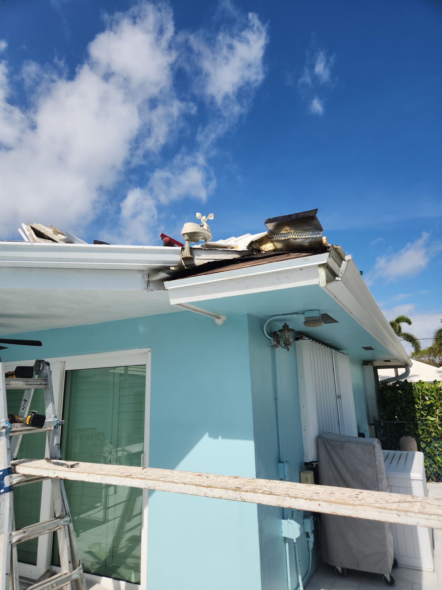 Concrete Tile Roof and Fascia Board Repair in Boca Raton by Aastro Roofing