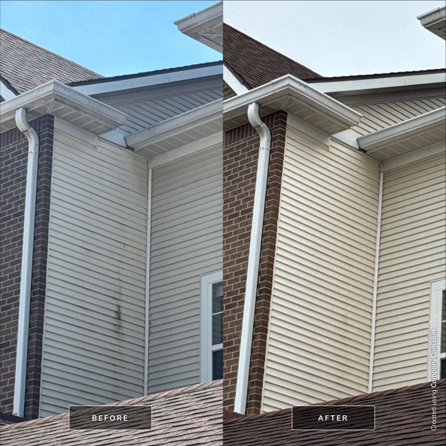 Extended Stay America West Dundee Building Wash by Simmons Power & Soft Washing
