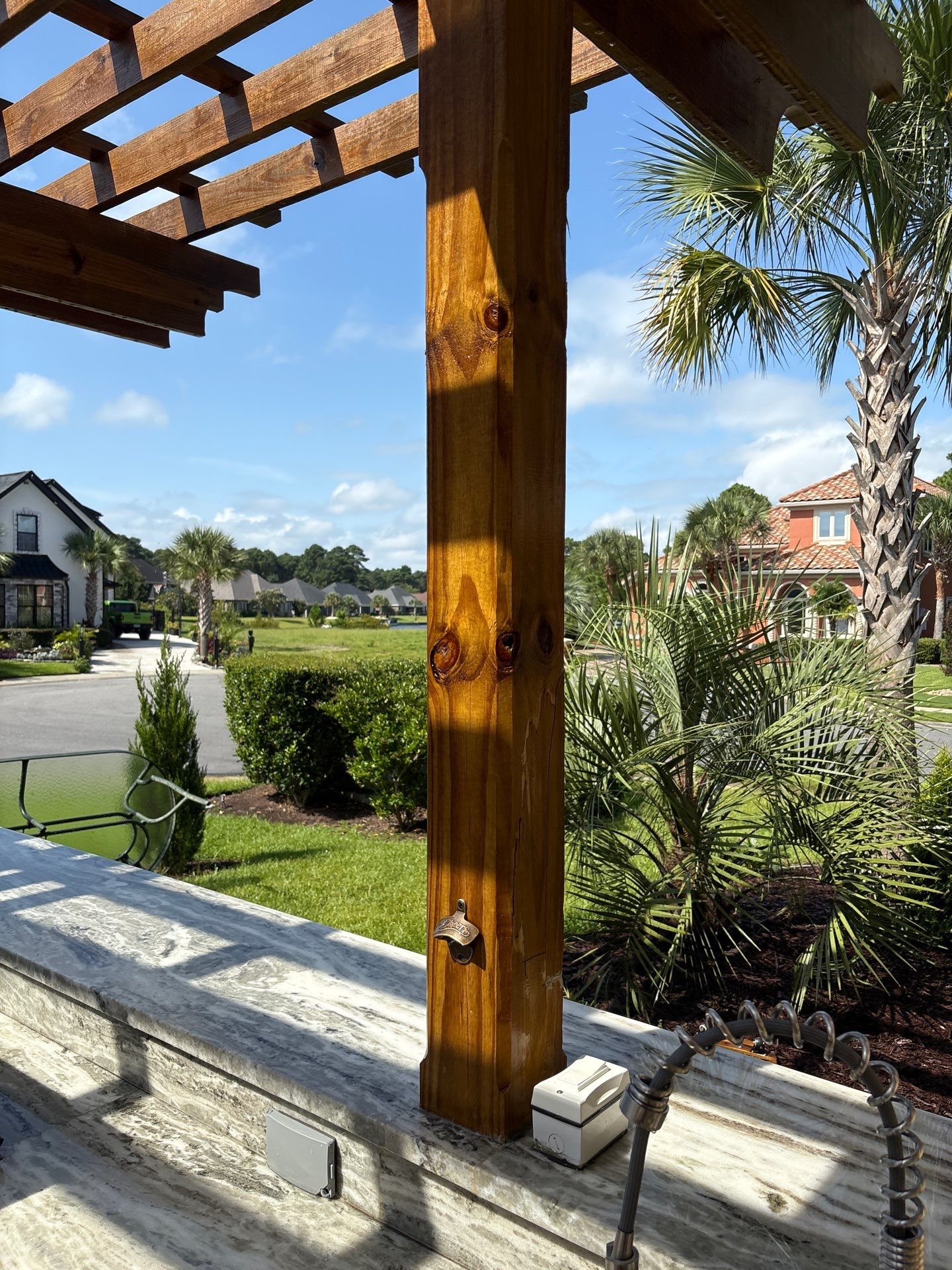Wood Pergola using Wood Sealant by DuraSeal