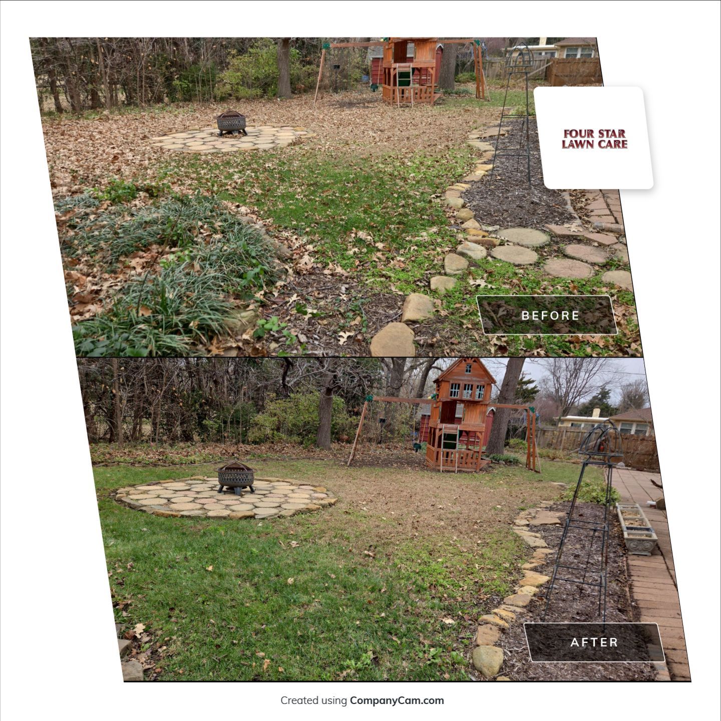 Project in Wichita by Four Star Lawn Care