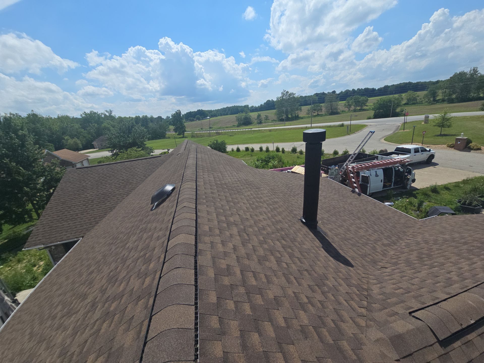 GAF Timberline HDZ Barkwood Shingle Roof Replacement in Versailles, IN by Empire Contractors