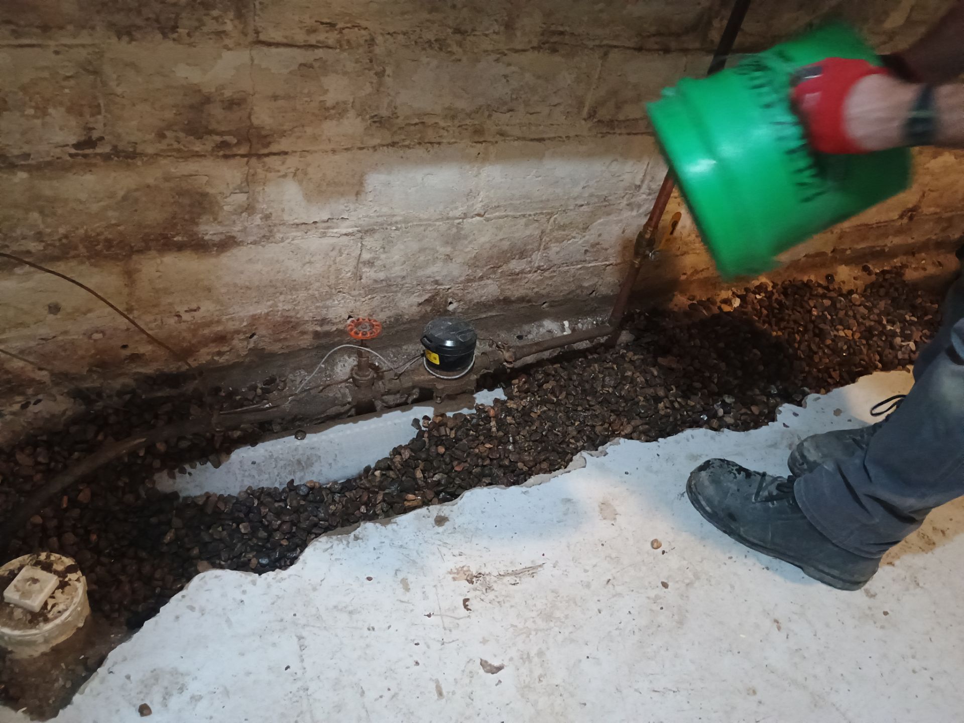 Interior Drain Tile & Sump Pump Installation in St. Paul, MN by Waterproofing Northeast