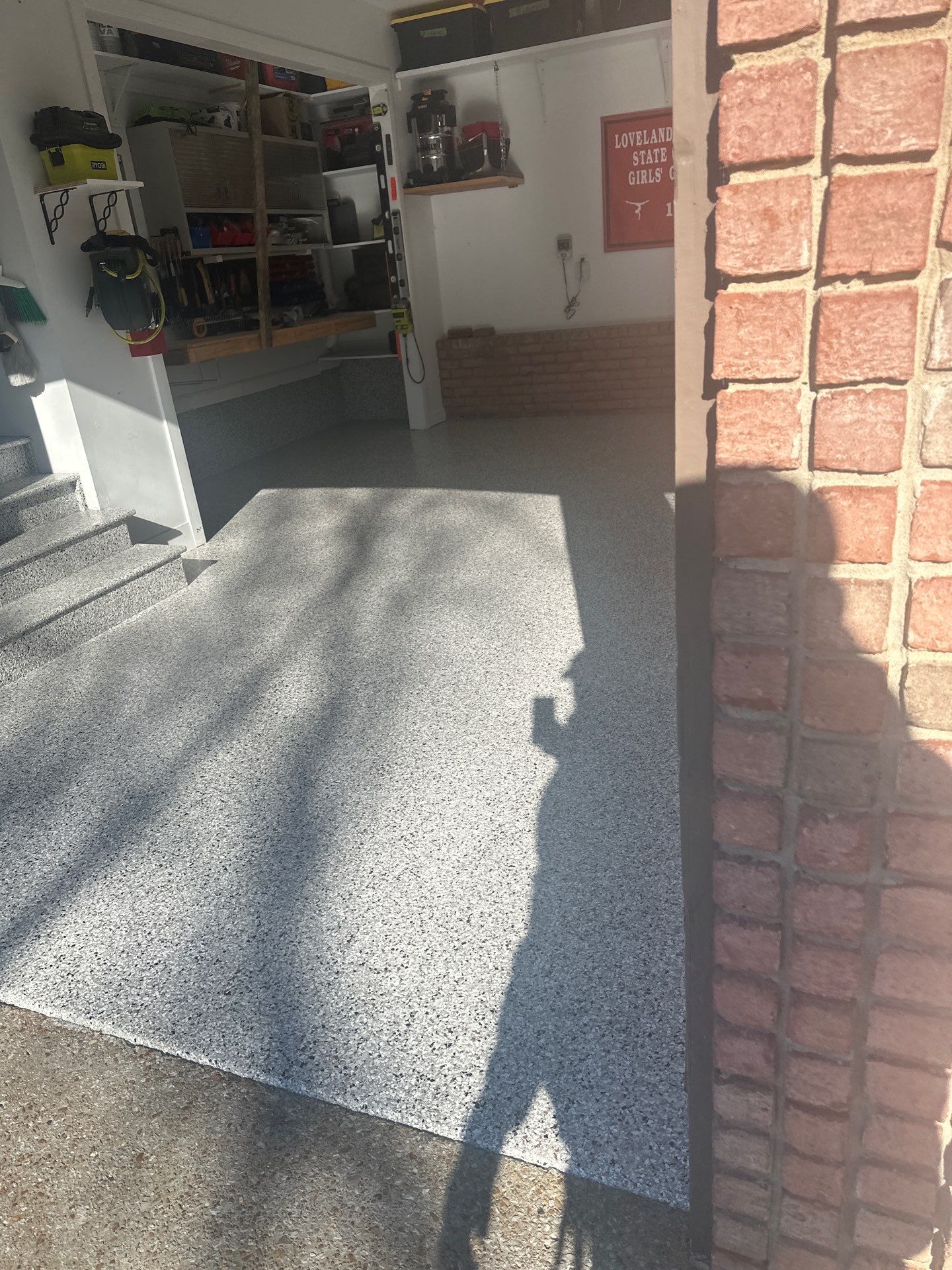 Garage Floor Coating using Coyote by My Garage Floor Guys