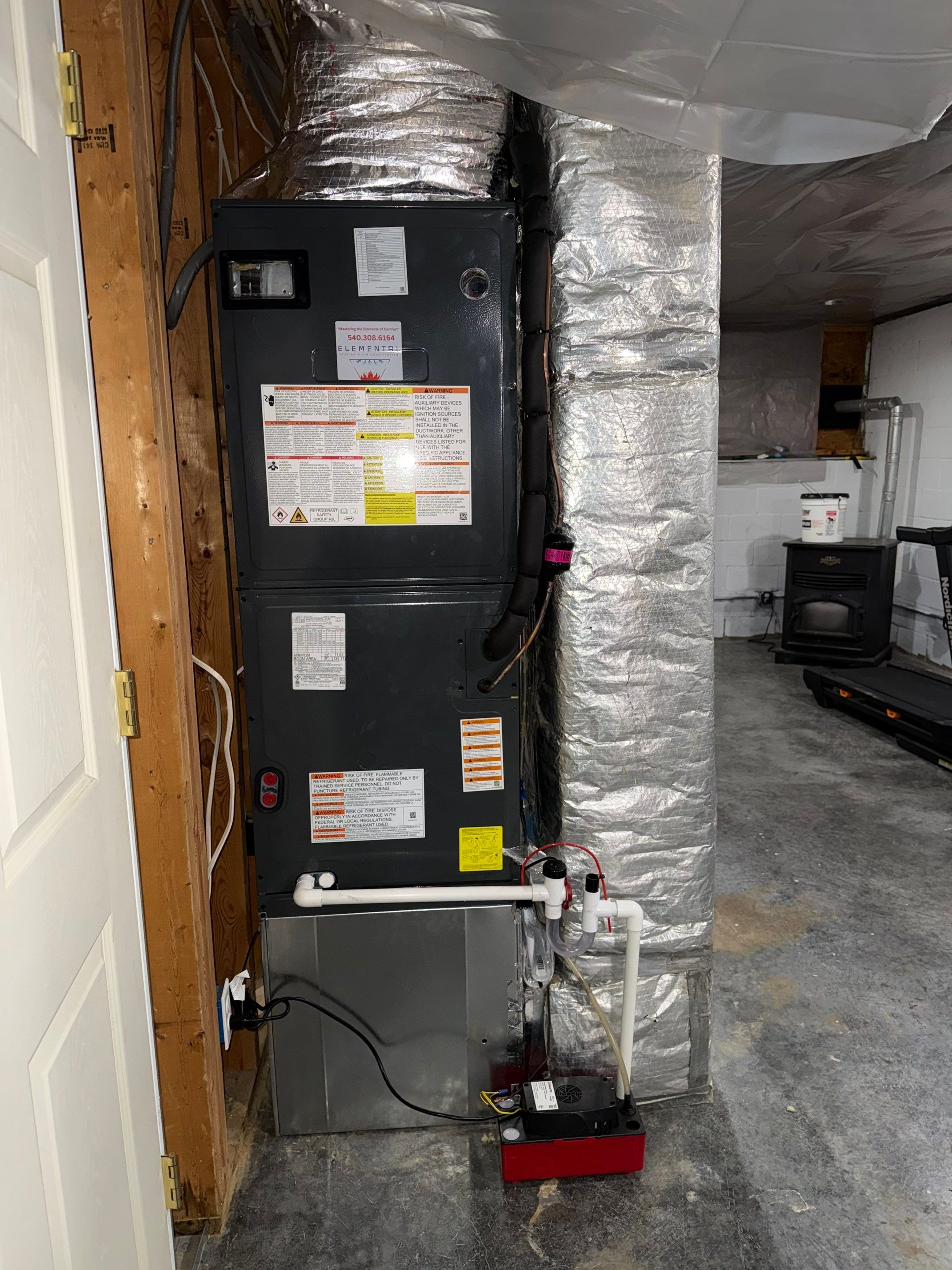 Amana S-Series install in Weyers Cave by Elemental Heating and air conditioning LLC