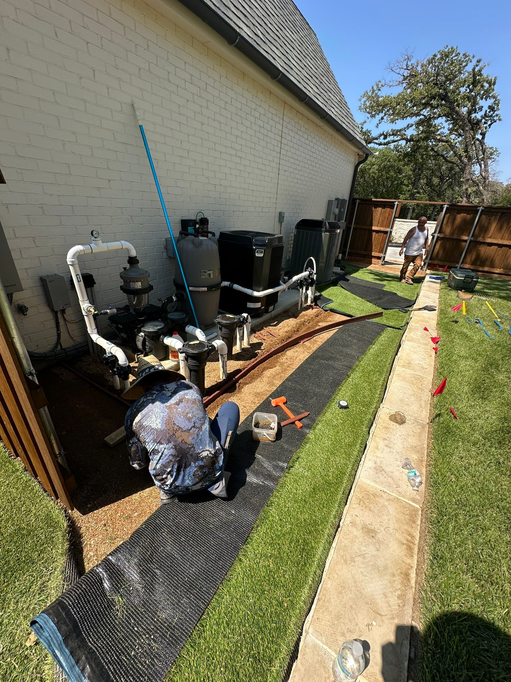 Project in Southlake by Turf Concepts
