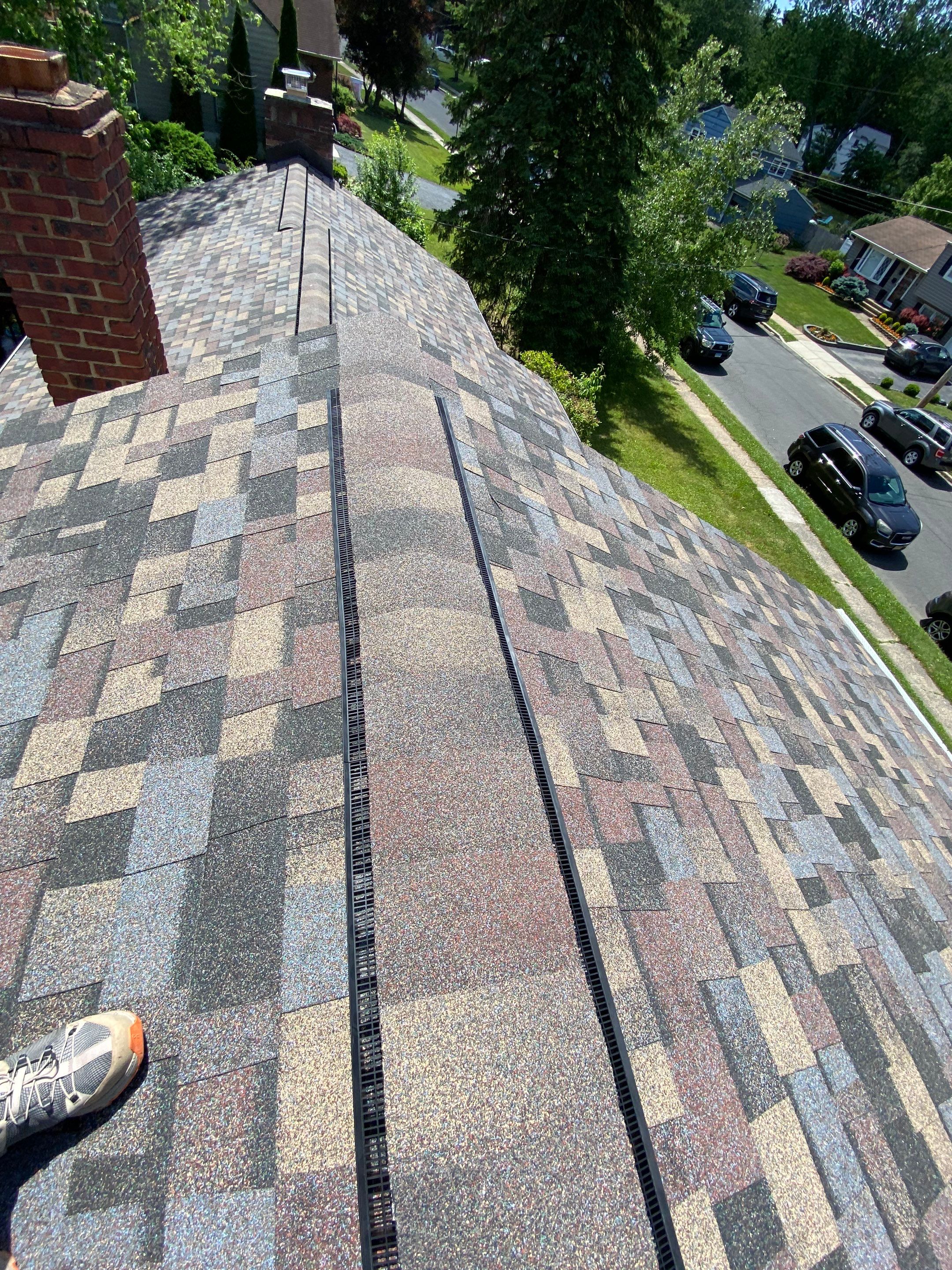 Harvest Blend Shingles by Reimagine Roofing