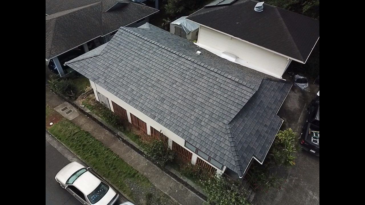 DaVinci Select Shake Conversion with TPO Cricket - Moanaloa Valley by First Class Roofing LLC