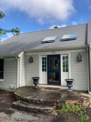 6" Leaf Relief K-Style Gutter installation in Eastham, Ma