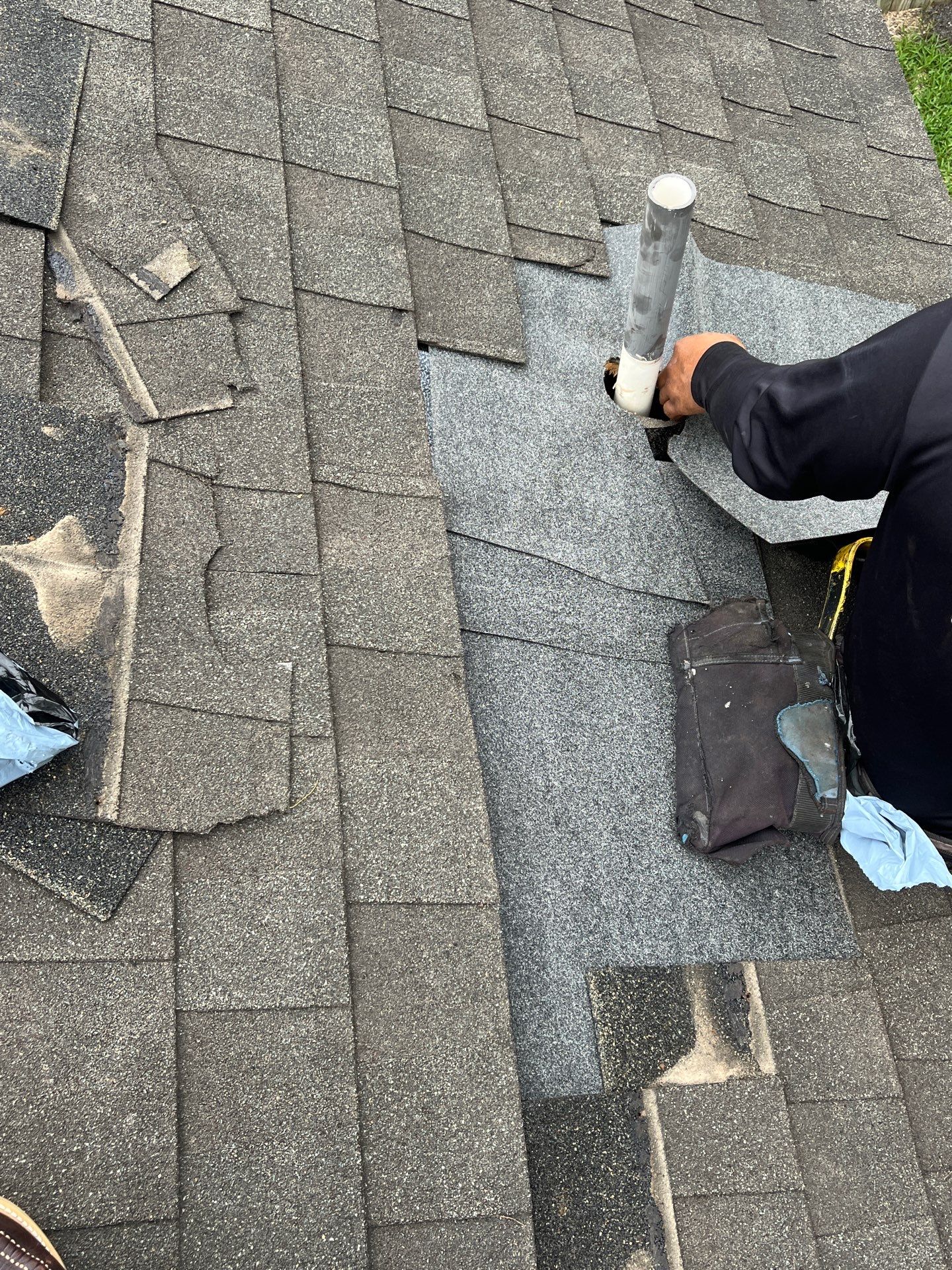 Hail Damage using Owen's Corning Duration (Lifetime) Shingles by Roof Repair Company