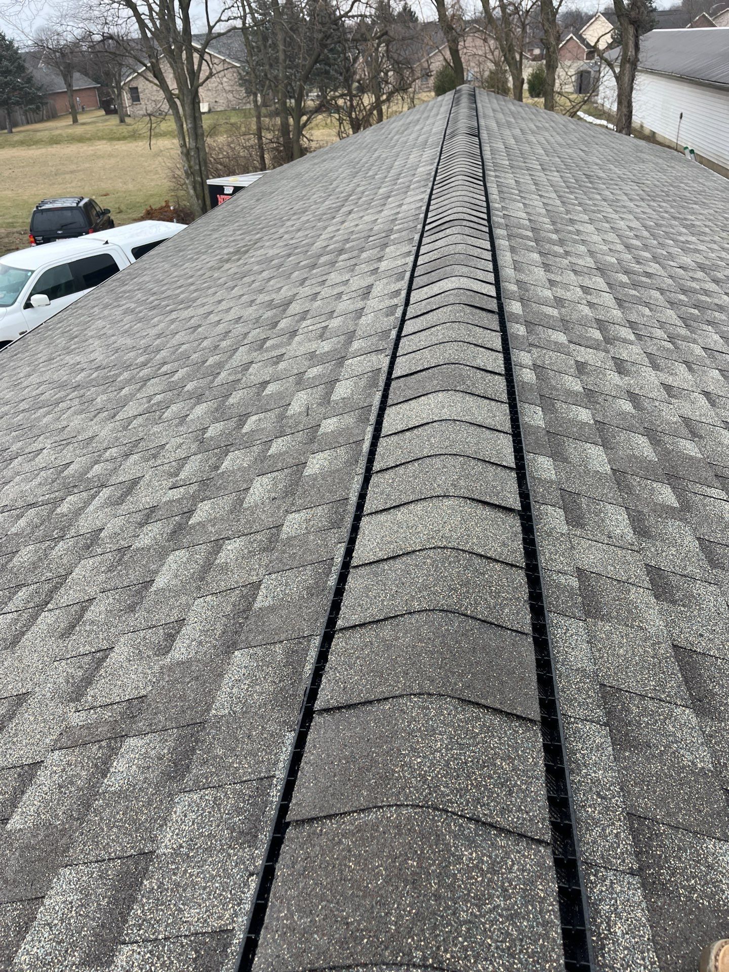 Residential Roofing Installation using GAF Timberline HDZ Weathered Wood by Nitro Roofing and Construction