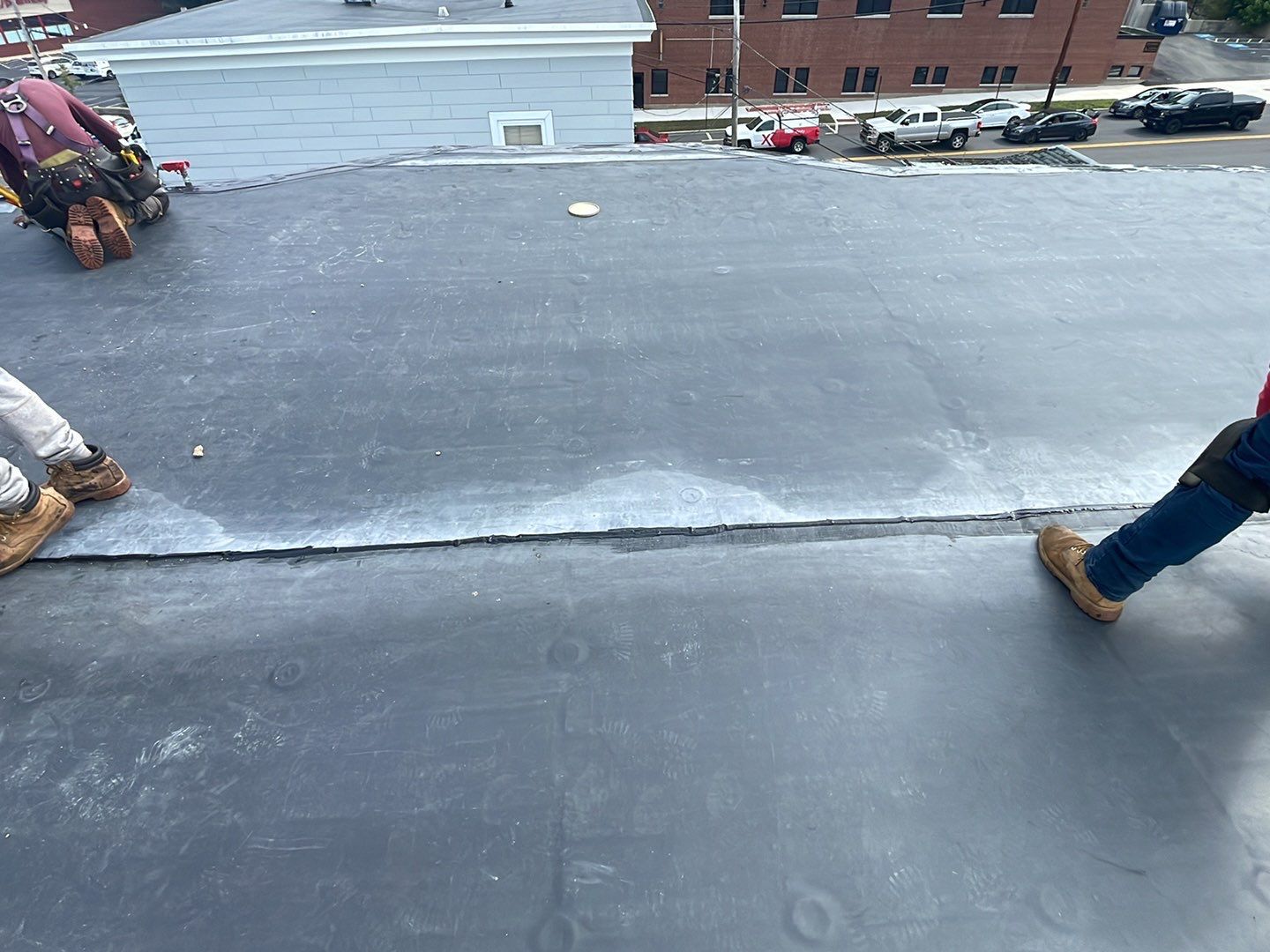 Residential Roofing Installation using EPDM/Rubber by Sensible Home Solutions