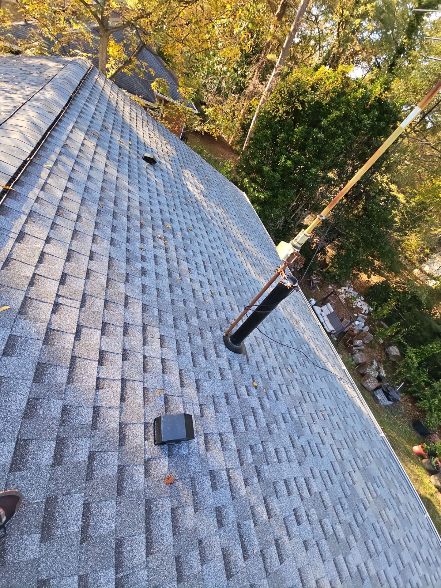 Roof Repair from tree Fall by Ajayi Design and Construction 