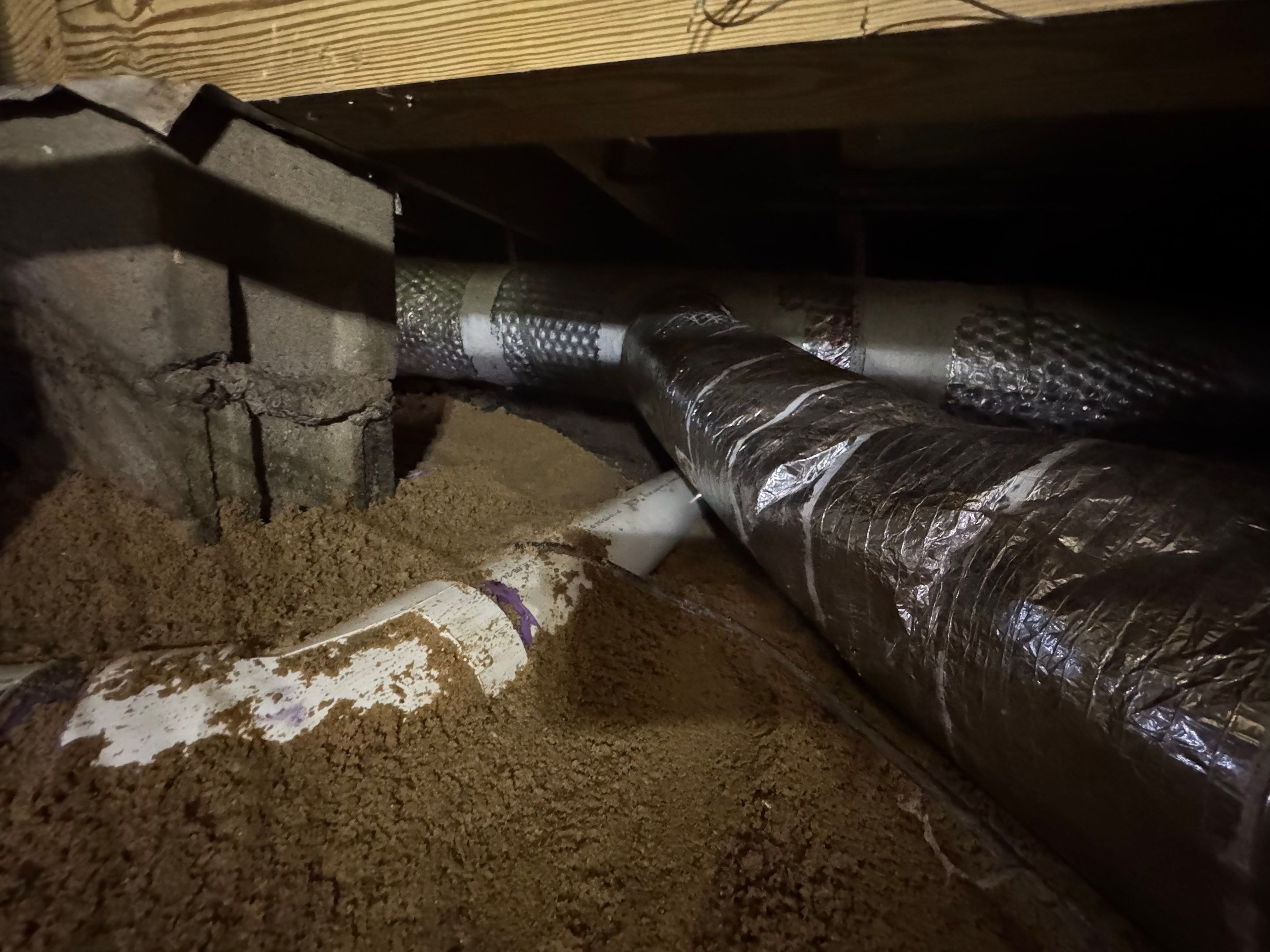 Project in Chesapeake by Patriot Crawl Space Repairs