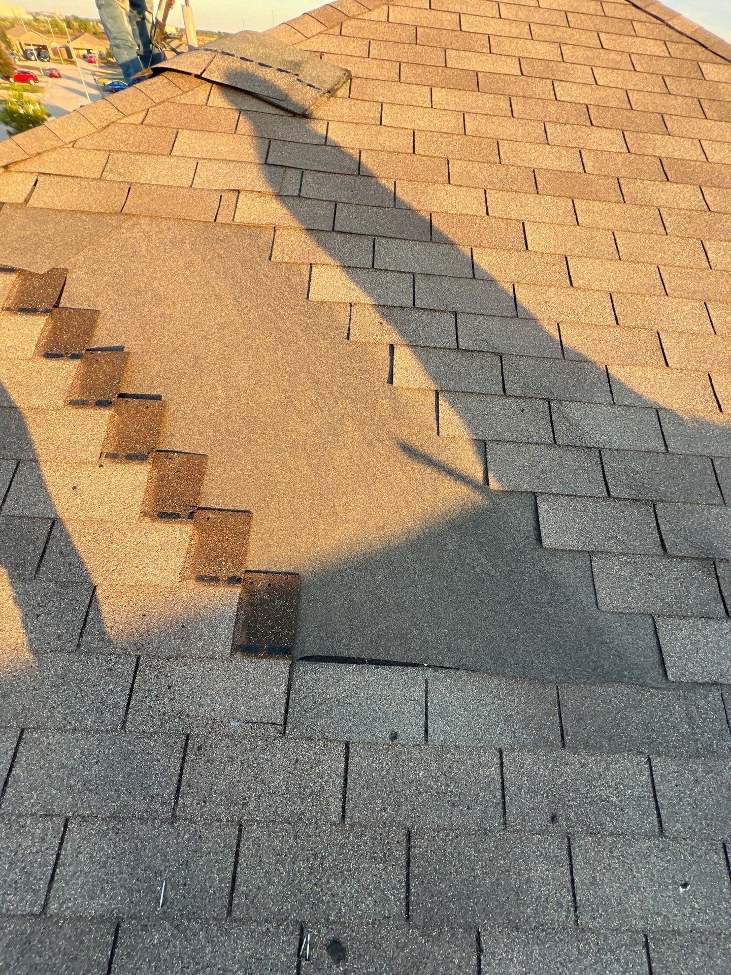 Hail Damage using Owen's Corning Duration (Lifetime) Shingles by Roof Repair Company