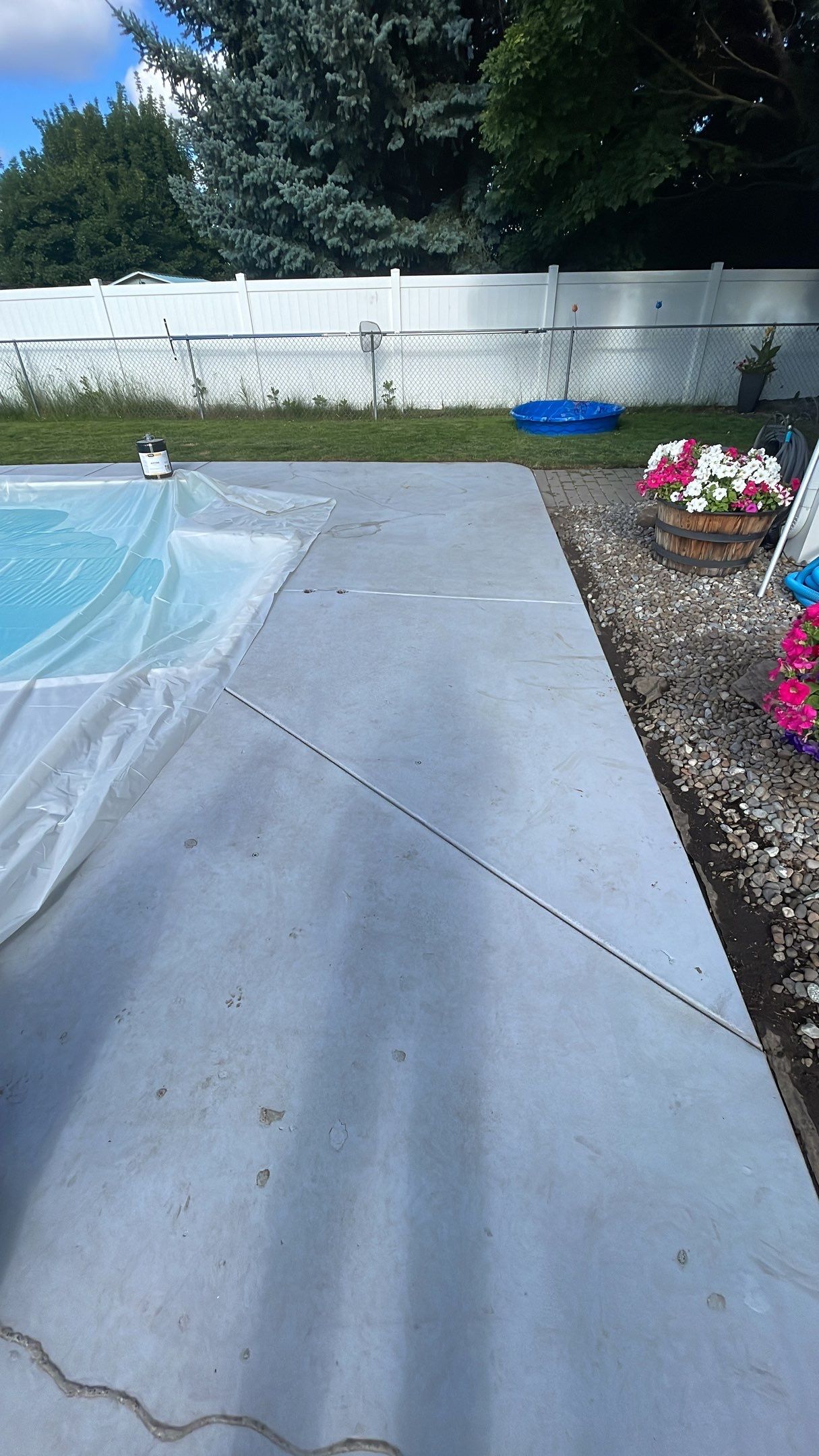 Pool Deck Transformation using Tidal Wave by Croc Coatings, LLC