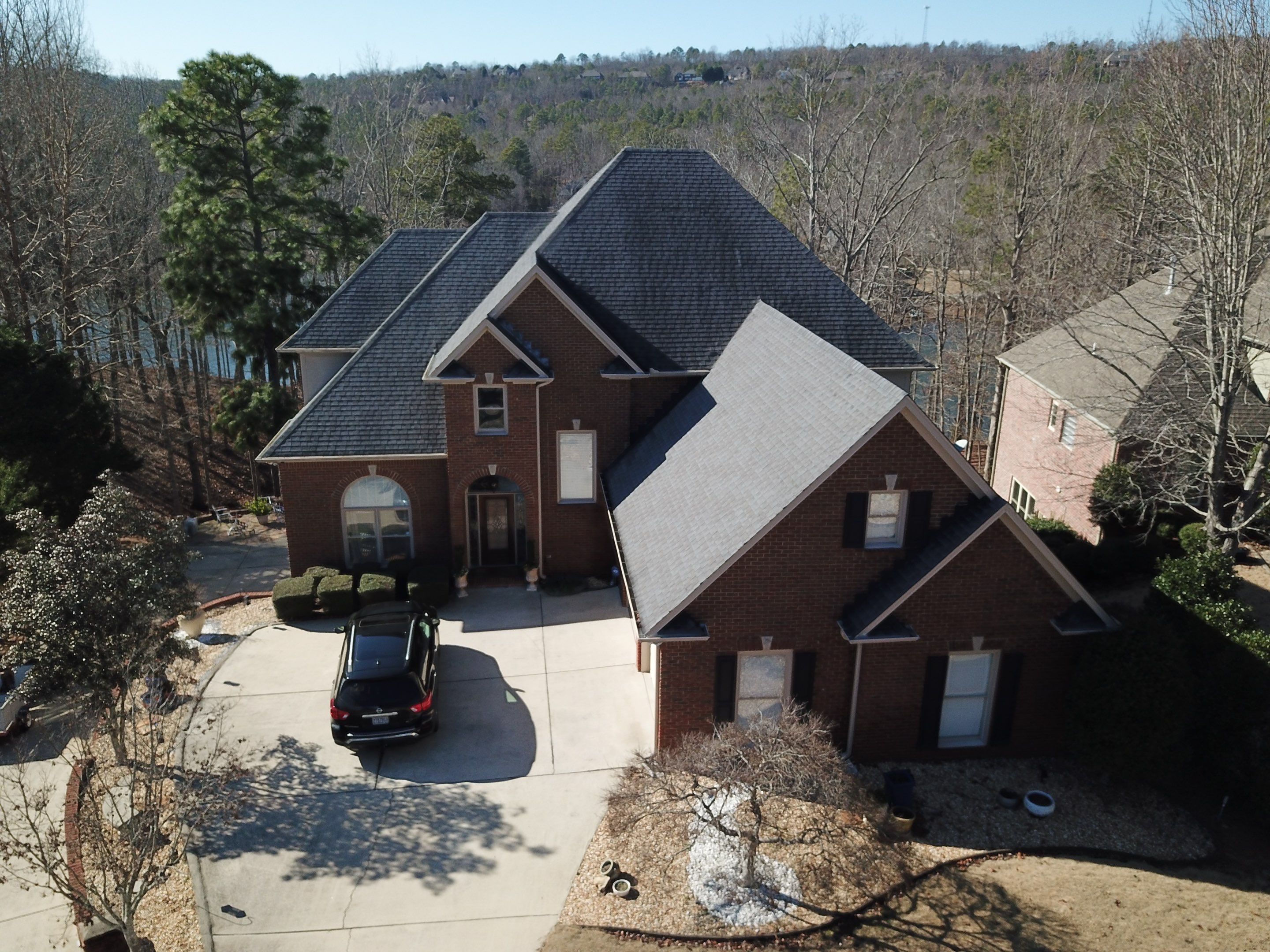 Shingle/Gutter Replacement in Hoover (Weatherwood) by The Roofing Dudes