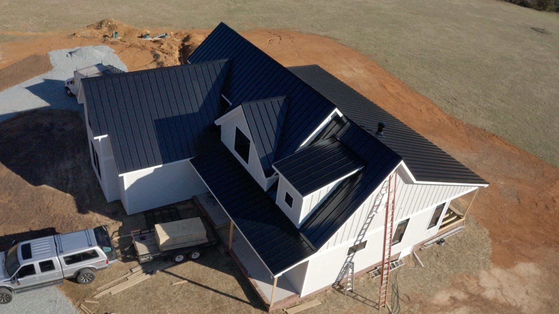 Custom Home Metal Roof Installation by Just In Time Roofing and Restoration