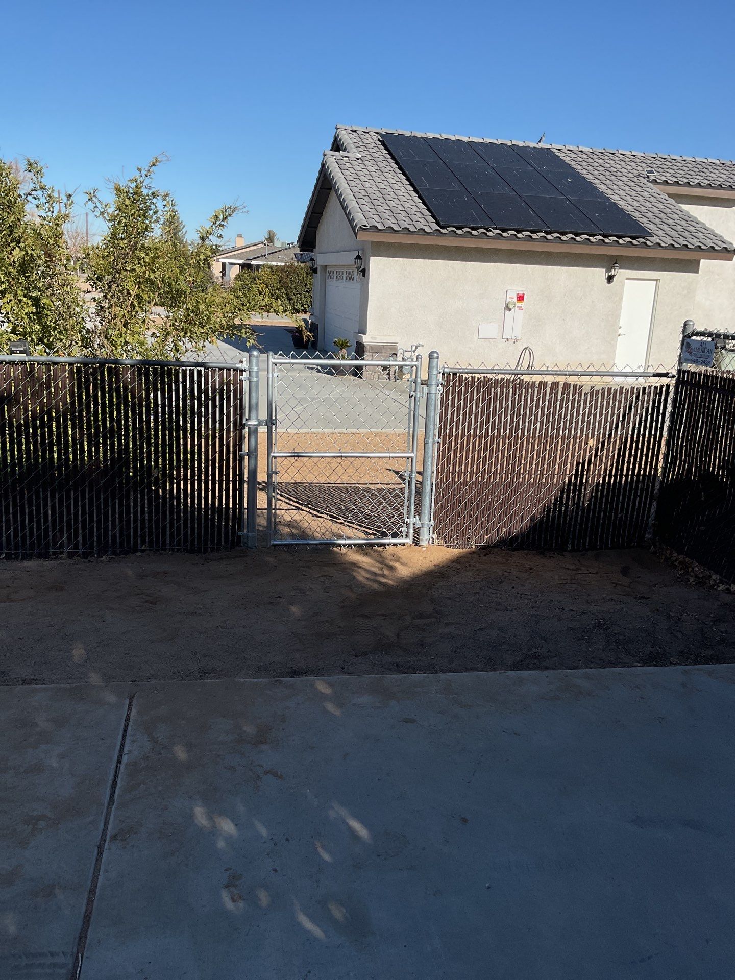 Gate installation  by Fence Guys Inc. 
