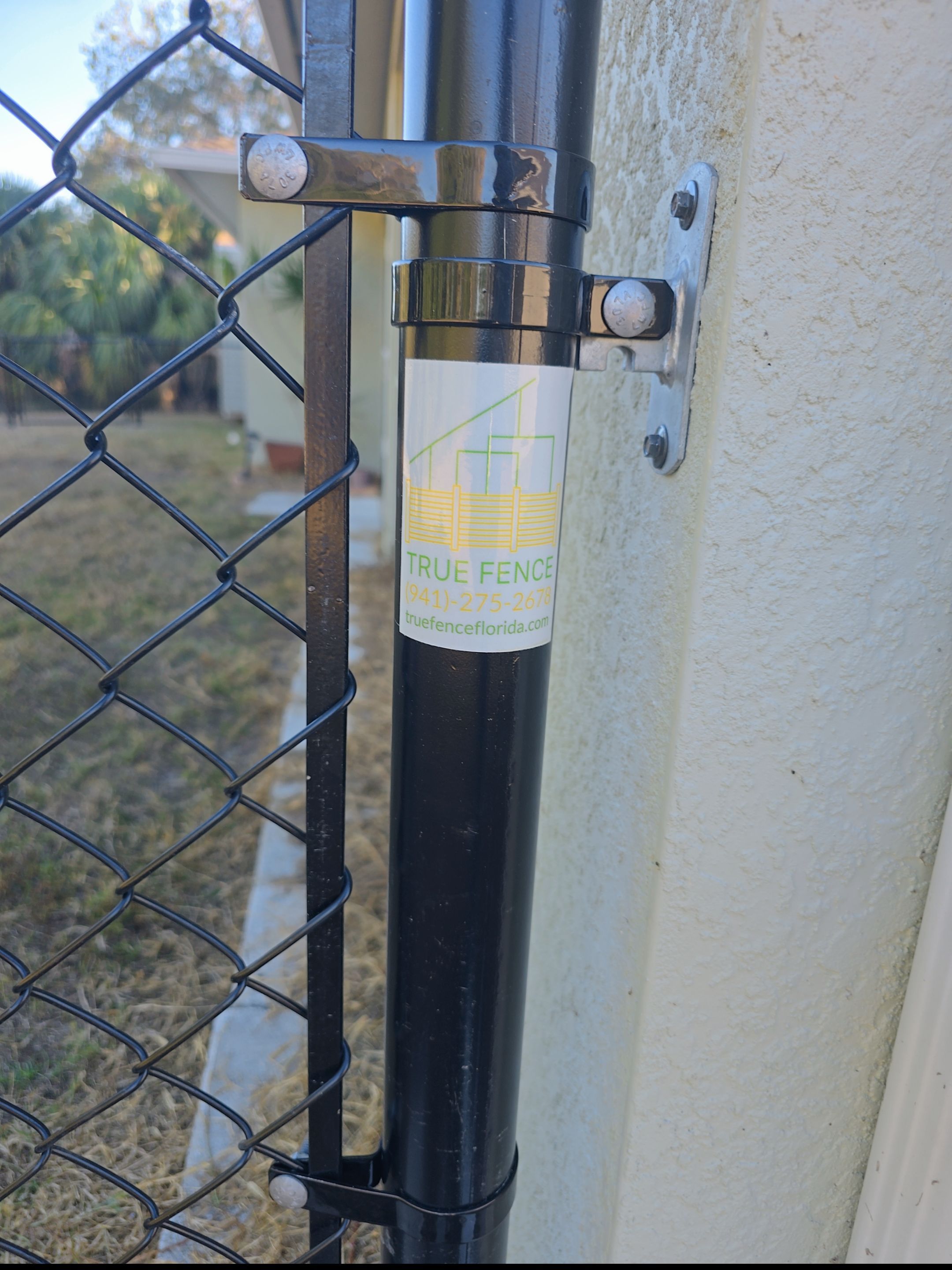 Chain Link Install in LaBelle by True Fence LLC