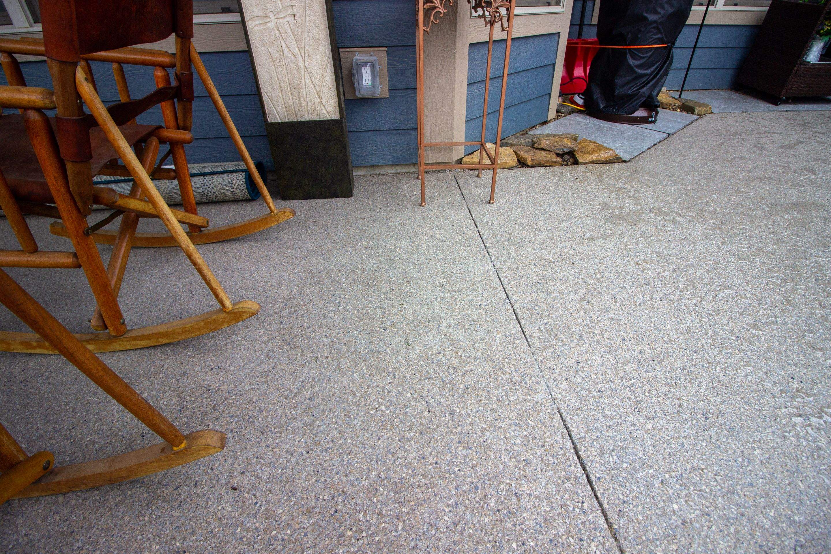 Patio Installation using Flint by Your1DayFloor.com