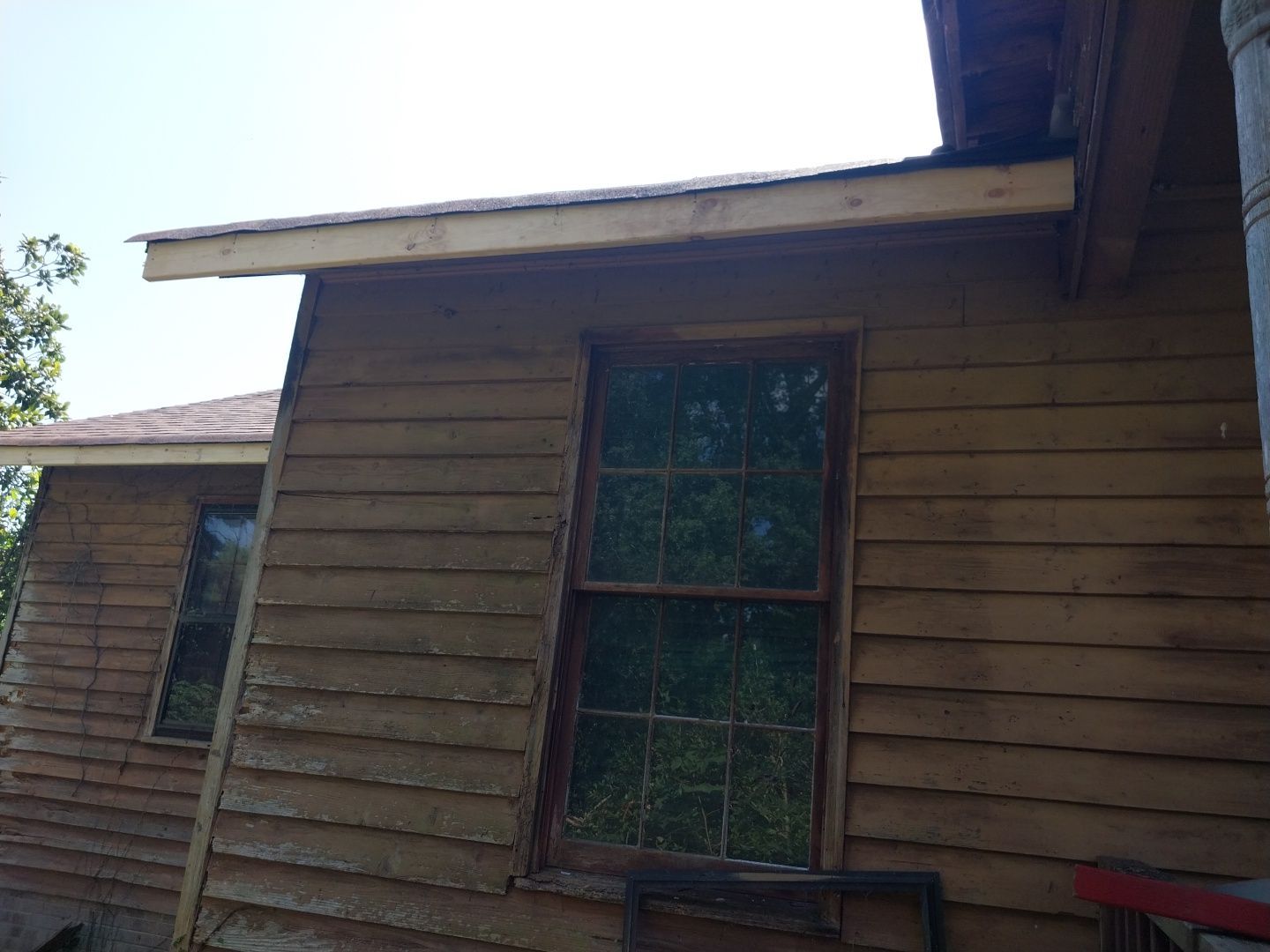 Syler roofing job by BROCK BUILDERS 