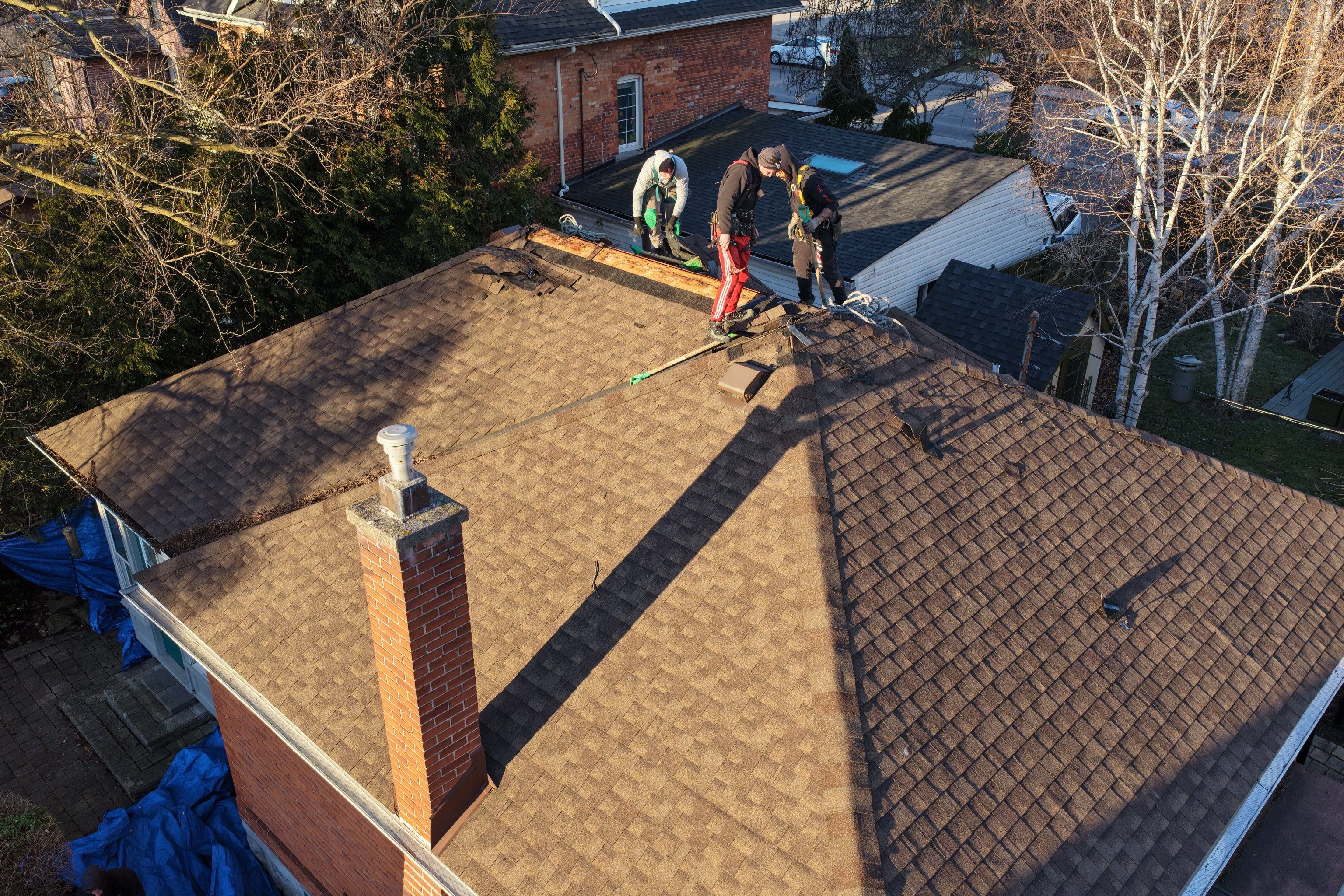 Project in Hamilton by The Roofing Crew