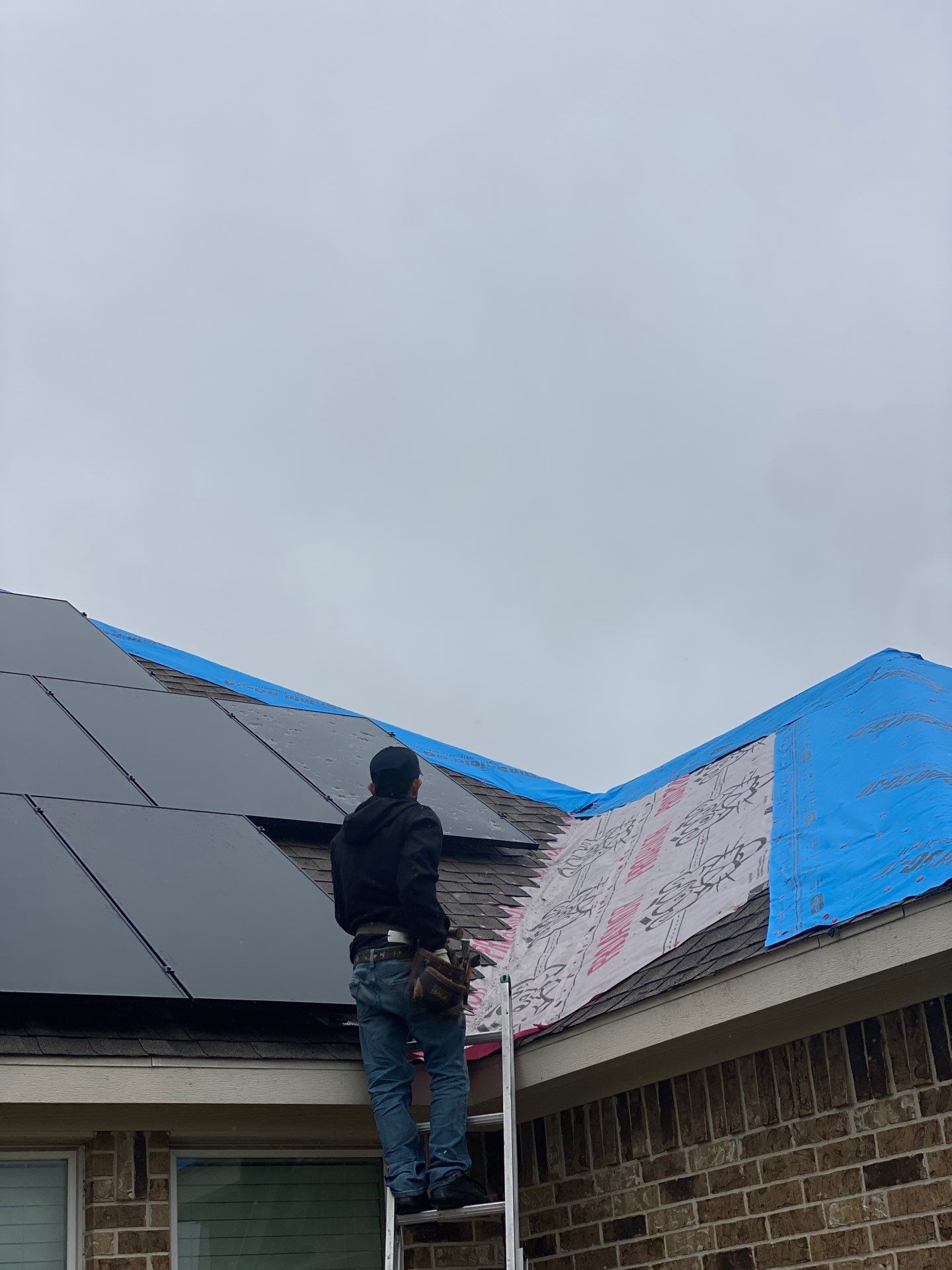 Hail Damage using Owen's Corning Duration (Lifetime) Shingles by Roof Repair Company